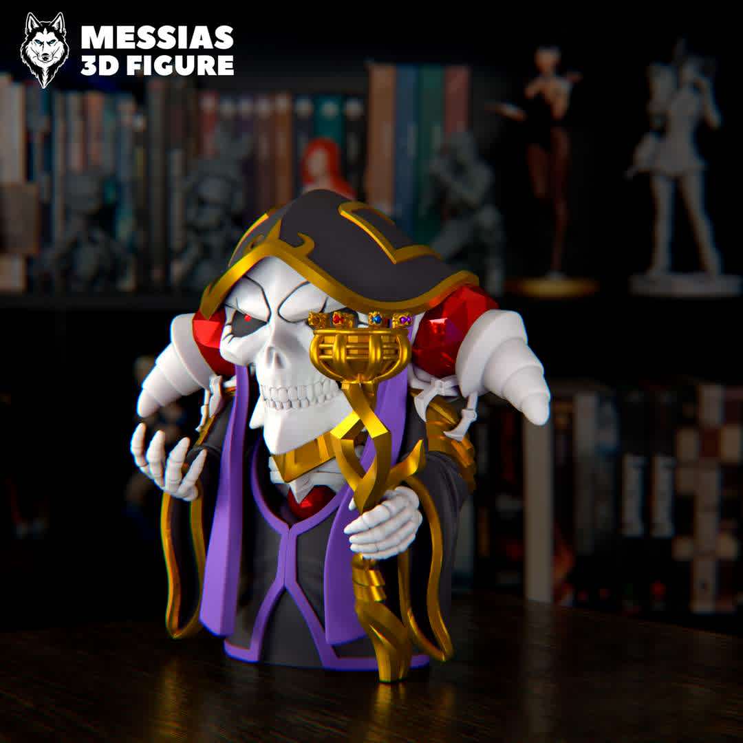 Ainz Ooal Chibi  - Step into the world of magic and strategy with this amazing 3D figure of Ainz Ooal Gown! Majestic Details: Every line, every expression, and even his guild attire have been skillfully recreated in this high-quality figure. He looks ready to command his kingdom! Premium 3D Printing: Crafted with cutting-edge 3D printing technology, this figure is a true tribute to the Overlord universe. Compatible with various 3D printers and materials, it's perfect for fans and collectors. Customize Your Collection: Whether for display on your shelf or as an amazing gift for an anime and manga-loving friend, this Ainz Ooal Gown figure is a unique and special addition to any collection. Don't miss the chance to have a piece of the Overlord world always by your side. Get the Ainz Ooal Gown 3D printing file now and rule your own collection - Os melhores arquivos para impressão 3D do mundo. Modelos stl divididos em partes para facilitar a impressão 3D. Todos os tipos de personagens, decoração, cosplay, próteses, peças. Qualidade na impressão 3D. Modelos 3D com preço acessível. Baixo custo. Compras coletivas de arquivos 3D.