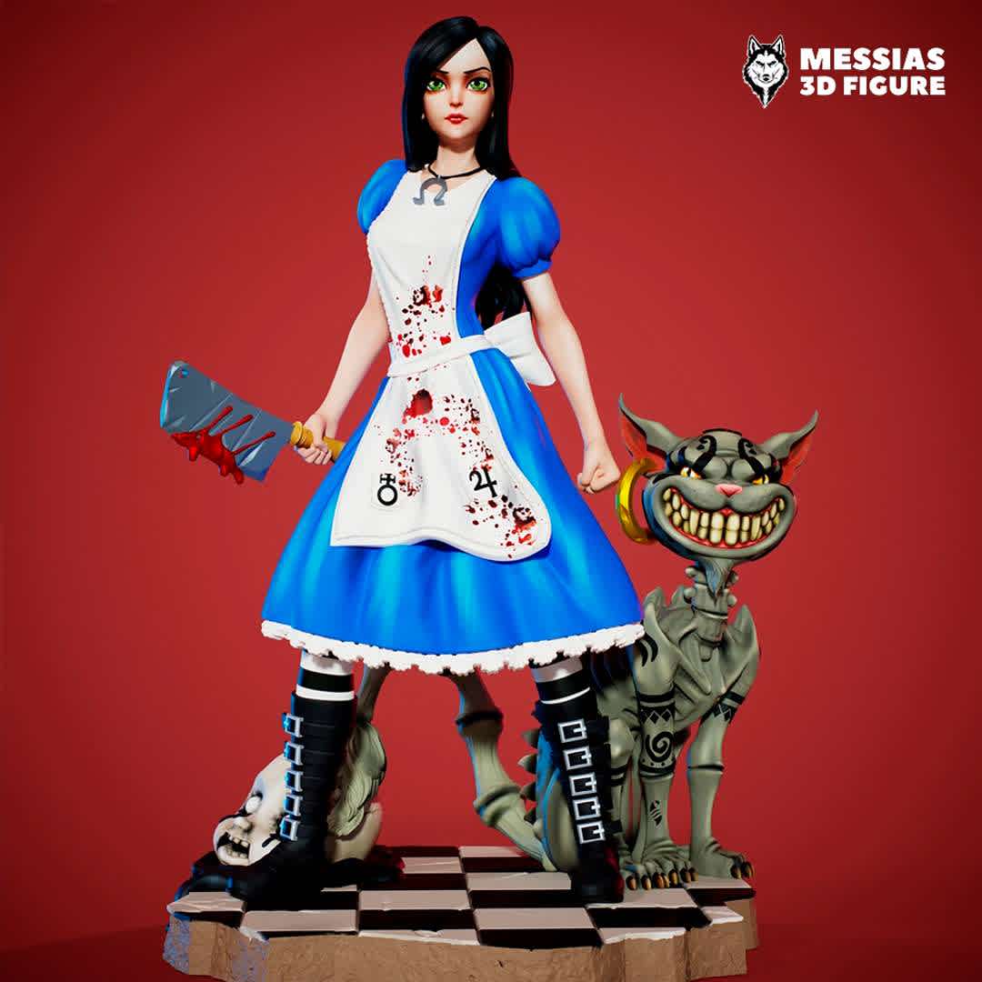 Alice Madness Returns Figure  - Step into the dark world of "Alice: Madness Returns" with this incredible 3D figure of Alice!
Intriguing Details: Every line, every expression, and every detail of Alice's iconic attire in this game has been meticulously recreated in this high-quality figure. She looks ready to face the shadowy challenges that await!
High-Precision 3D Printing: Crafted with cutting-edge 3D printing technology, this figure is a true tribute to the mysterious universe of "Alice: Madness Returns." Compatible with various 3D printers and materials, it's perfect for fans and collectors.
Decorate Your Space: Add a dark and enigmatic touch to your home, office, or entertainment area with this unique Alice figure. It's also an extraordinary gift for those who appreciate the unique esthetic of this game.
Don't miss the opportunity to have a piece of this intriguing world always by your side. Get the Alice 3D printing file now and dive into the depths of "Alice: Madness Returns"! - The best files for 3D printing in the world. Stl models divided into parts to facilitate 3D printing. All kinds of characters, decoration, cosplay, prosthetics, pieces. Quality in 3D printing. Affordable 3D models. Low cost. Collective purchases of 3D files.