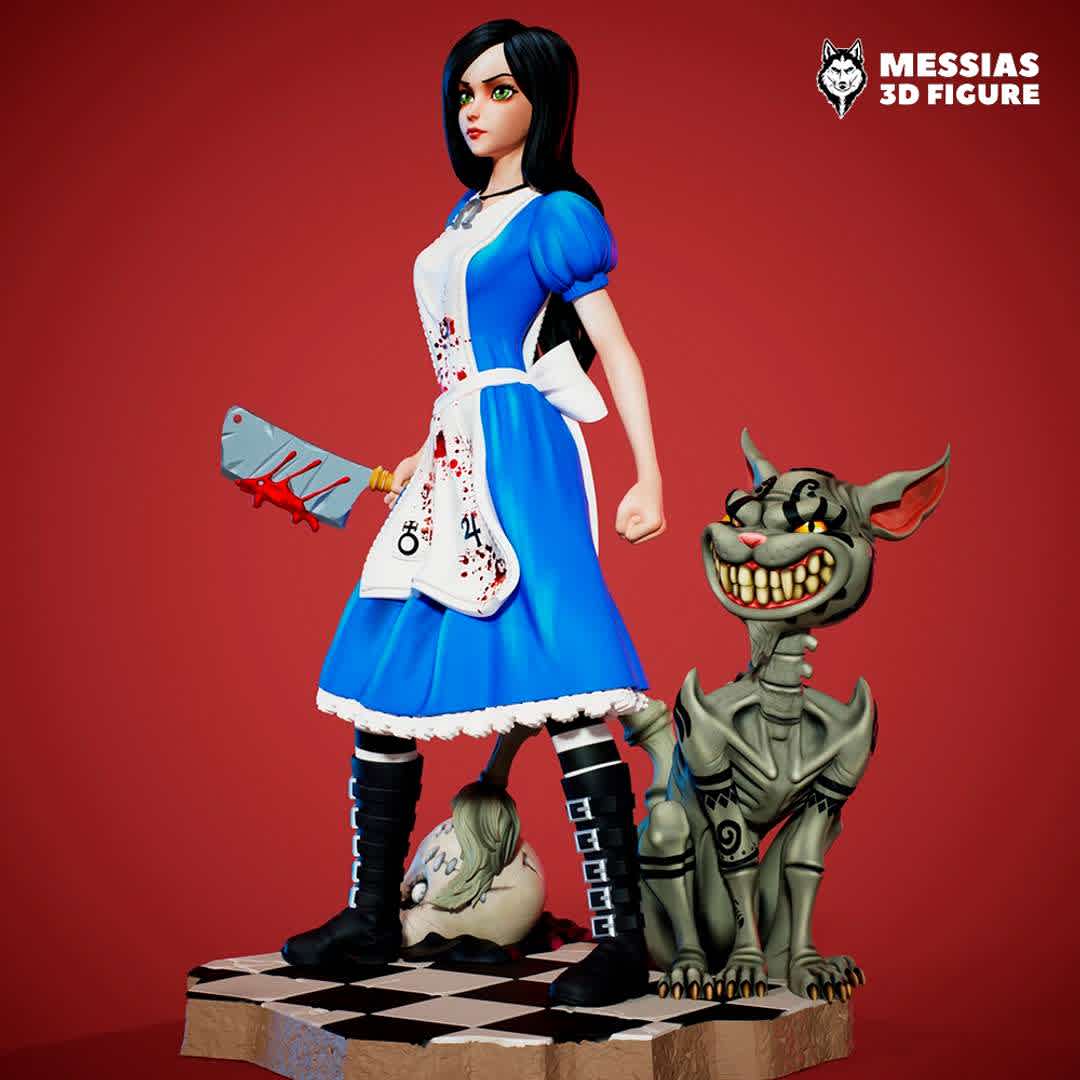 Alice Madness Returns Figure  - Step into the dark world of "Alice: Madness Returns" with this incredible 3D figure of Alice!
Intriguing Details: Every line, every expression, and every detail of Alice's iconic attire in this game has been meticulously recreated in this high-quality figure. She looks ready to face the shadowy challenges that await!
High-Precision 3D Printing: Crafted with cutting-edge 3D printing technology, this figure is a true tribute to the mysterious universe of "Alice: Madness Returns." Compatible with various 3D printers and materials, it's perfect for fans and collectors.
Decorate Your Space: Add a dark and enigmatic touch to your home, office, or entertainment area with this unique Alice figure. It's also an extraordinary gift for those who appreciate the unique esthetic of this game.
Don't miss the opportunity to have a piece of this intriguing world always by your side. Get the Alice 3D printing file now and dive into the depths of "Alice: Madness Returns"! - The best files for 3D printing in the world. Stl models divided into parts to facilitate 3D printing. All kinds of characters, decoration, cosplay, prosthetics, pieces. Quality in 3D printing. Affordable 3D models. Low cost. Collective purchases of 3D files.