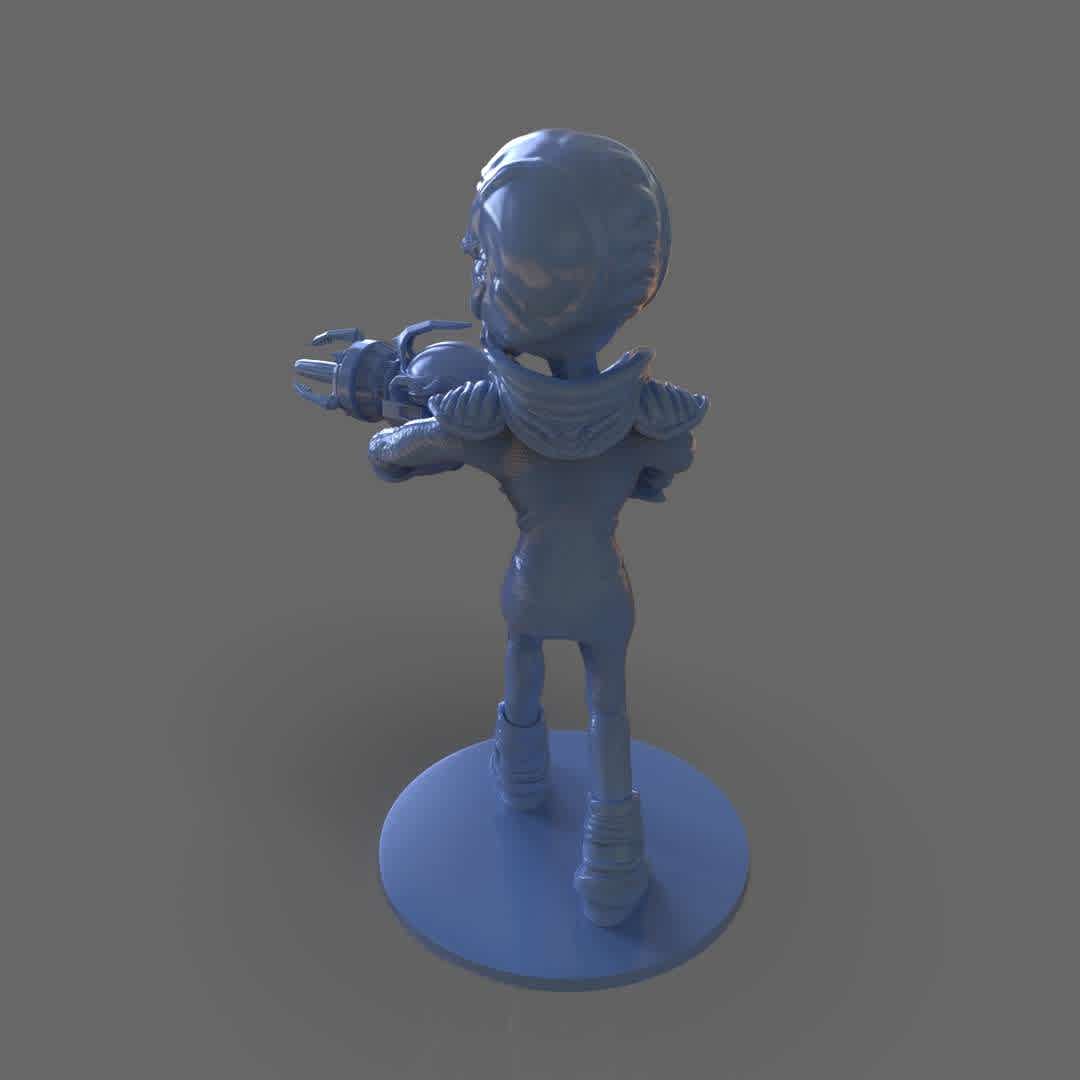 Alien Crypto 137 Sculpture - A sculpture of Crypto 137 the alien from the game Destroy All Humans I included a version by parts and a version in one piece ideal for figurines I included the OBJ, STL, and ZBrush Tool if you need 3D Game Assets or STL files I can do commission works.

 - The best files for 3D printing in the world. Stl models divided into parts to facilitate 3D printing. All kinds of characters, decoration, cosplay, prosthetics, pieces. Quality in 3D printing. Affordable 3D models. Low cost. Collective purchases of 3D files.