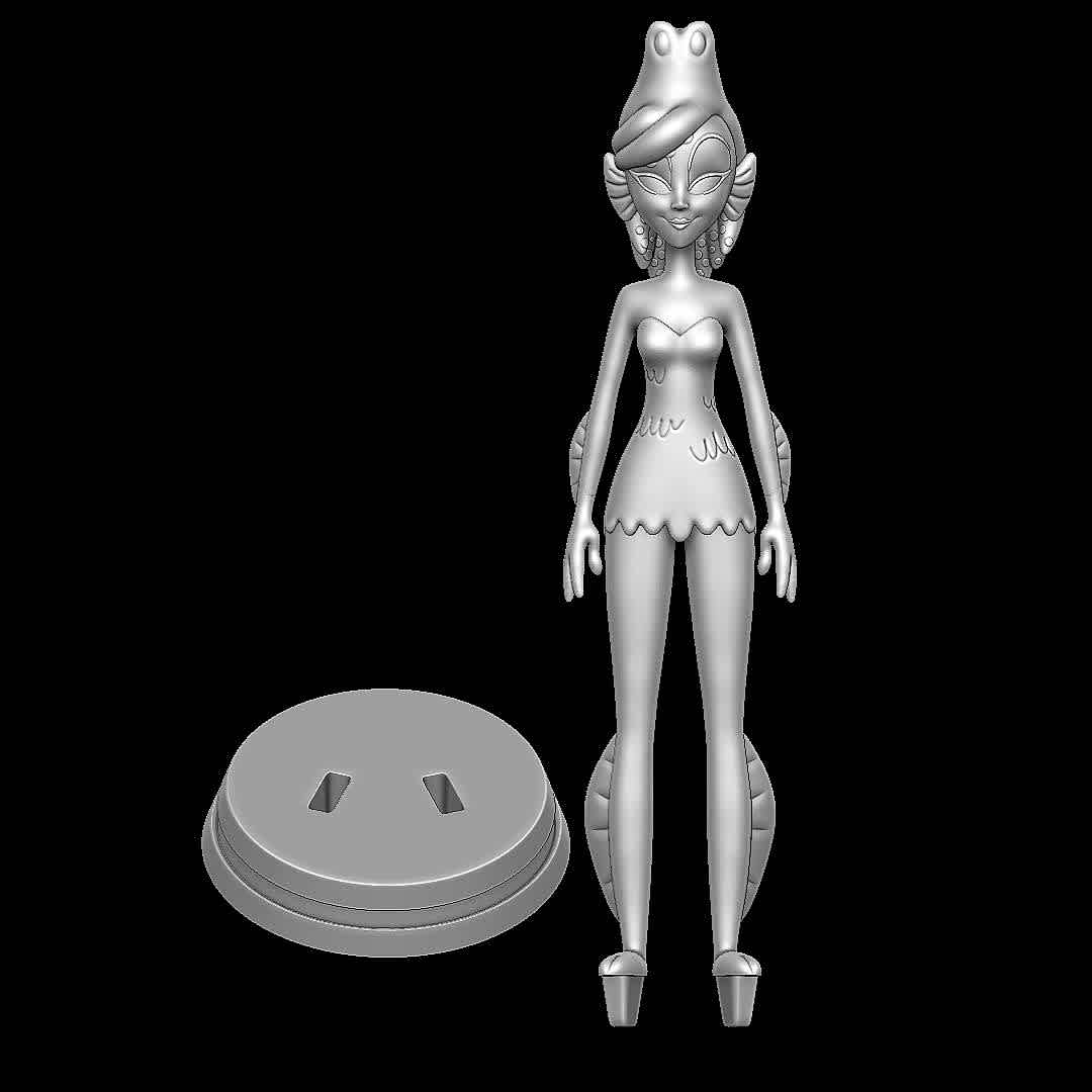 Amphibia - Monster Beach - Character from Monster Beach
 - The best files for 3D printing in the world. Stl models divided into parts to facilitate 3D printing. All kinds of characters, decoration, cosplay, prosthetics, pieces. Quality in 3D printing. Affordable 3D models. Low cost. Collective purchases of 3D files.