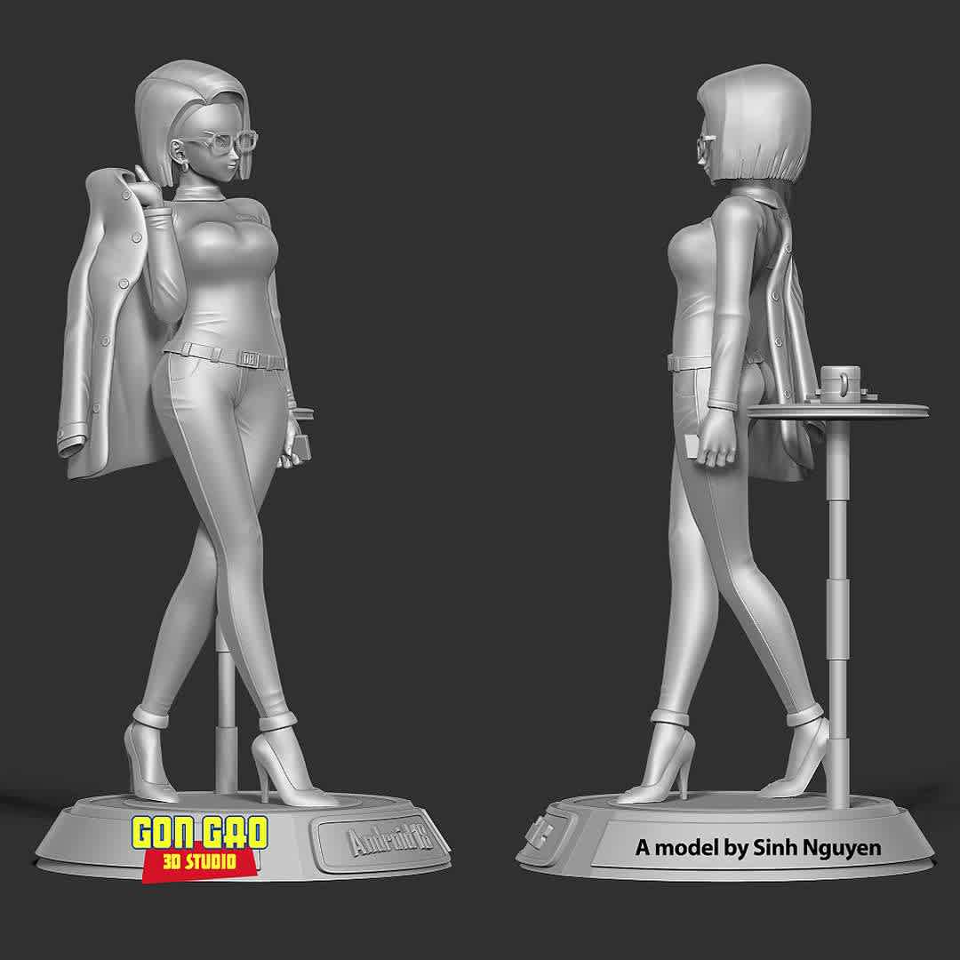 Android 18 - Office Girl - "Android 18: As an office worker, you have to look beautiful every day :))"

Basic parameters:

- STL format for 3D printing with 08 discrete objects
- Model height: 25cm
- Version 1.0: Polygons: 3080549 & Vertices: 1669228
- You will have 2 options: Head with glasses and head without glasses.

Model ready for 3D printing.

Please vote positively for me if you find this model useful. - The best files for 3D printing in the world. Stl models divided into parts to facilitate 3D printing. All kinds of characters, decoration, cosplay, prosthetics, pieces. Quality in 3D printing. Affordable 3D models. Low cost. Collective purchases of 3D files.