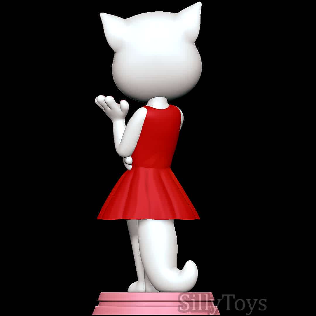 Angela - My Talking Angela - She talks alot. - The best files for 3D printing in the world. Stl models divided into parts to facilitate 3D printing. All kinds of characters, decoration, cosplay, prosthetics, pieces. Quality in 3D printing. Affordable 3D models. Low cost. Collective purchases of 3D files.