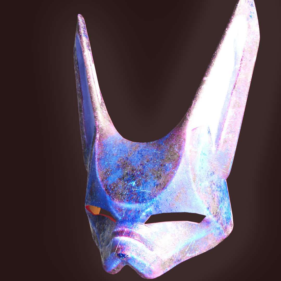 anime style rabbit mask - anime style rabbit mask - The best files for 3D printing in the world. Stl models divided into parts to facilitate 3D printing. All kinds of characters, decoration, cosplay, prosthetics, pieces. Quality in 3D printing. Affordable 3D models. Low cost. Collective purchases of 3D files.