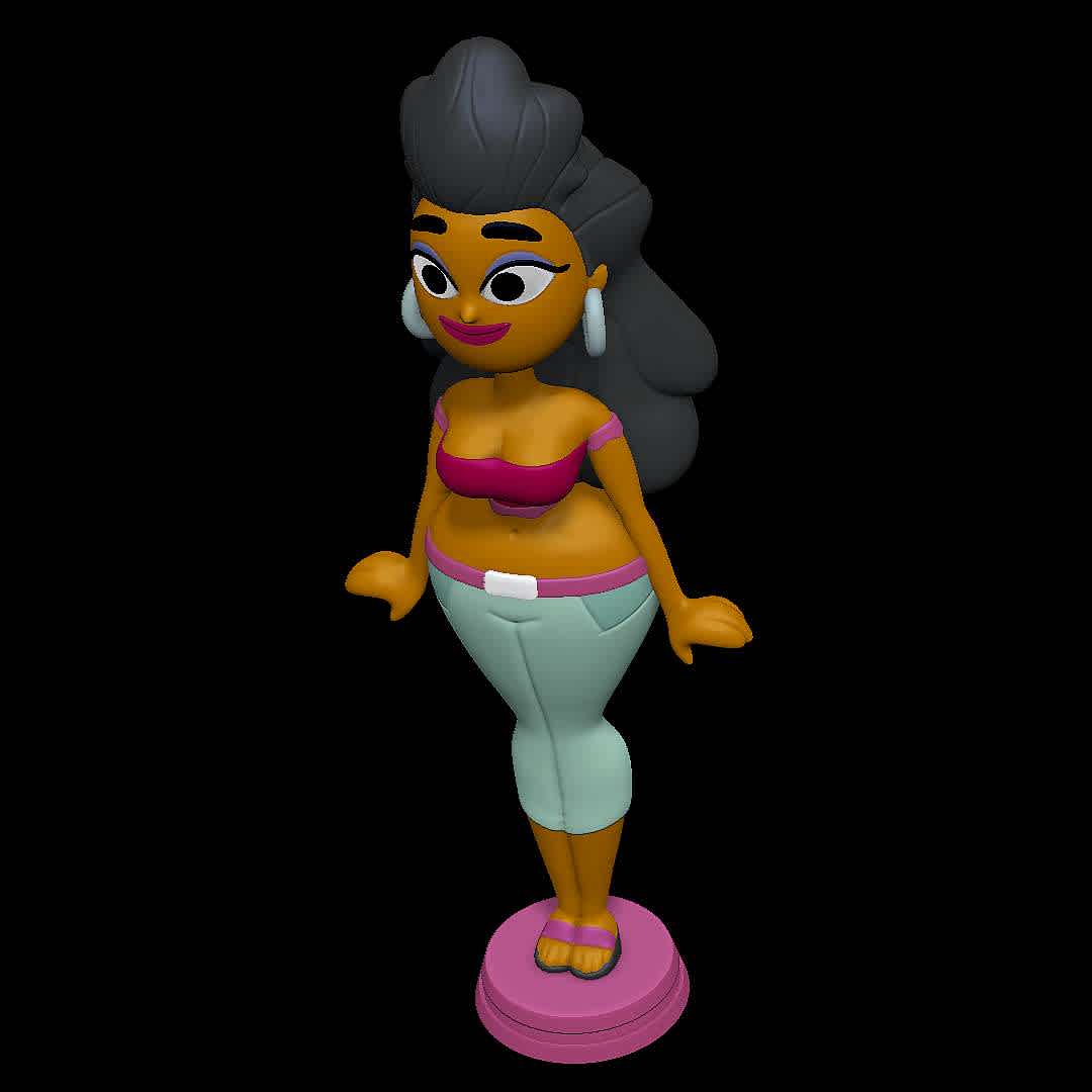 Anne-Maria - Total Drama - Character from Total Drama
 - The best files for 3D printing in the world. Stl models divided into parts to facilitate 3D printing. All kinds of characters, decoration, cosplay, prosthetics, pieces. Quality in 3D printing. Affordable 3D models. Low cost. Collective purchases of 3D files.