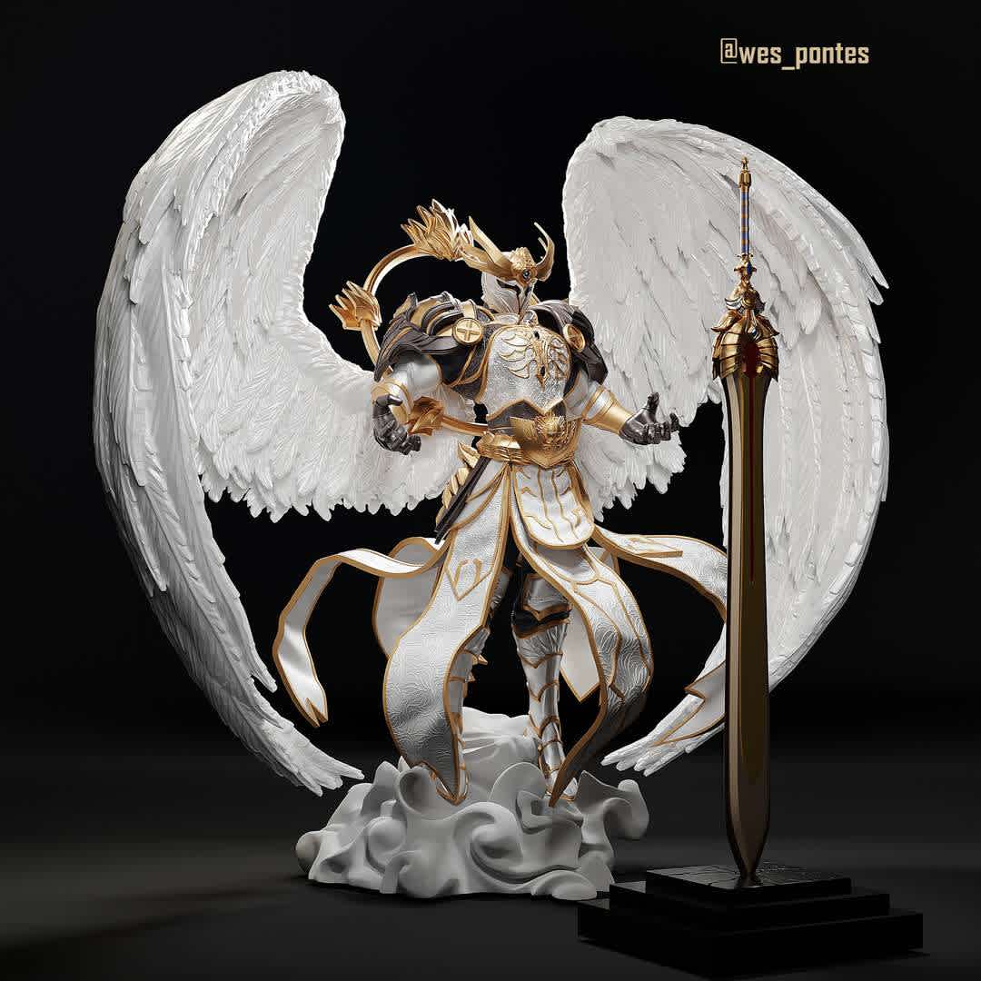 Arch Angel - Commissioned project, made for 3D printing.
It was inspired by a concept by weibo artist Steve - Los mejores archivos para impresión 3D del mundo. Modelos Stl divididos en partes para facilitar la impresión 3D. Todo tipo de personajes, decoración, cosplay, prótesis, piezas. Calidad en impresión 3D. Modelos 3D asequibles. Bajo costo. Compras colectivas de archivos 3D.