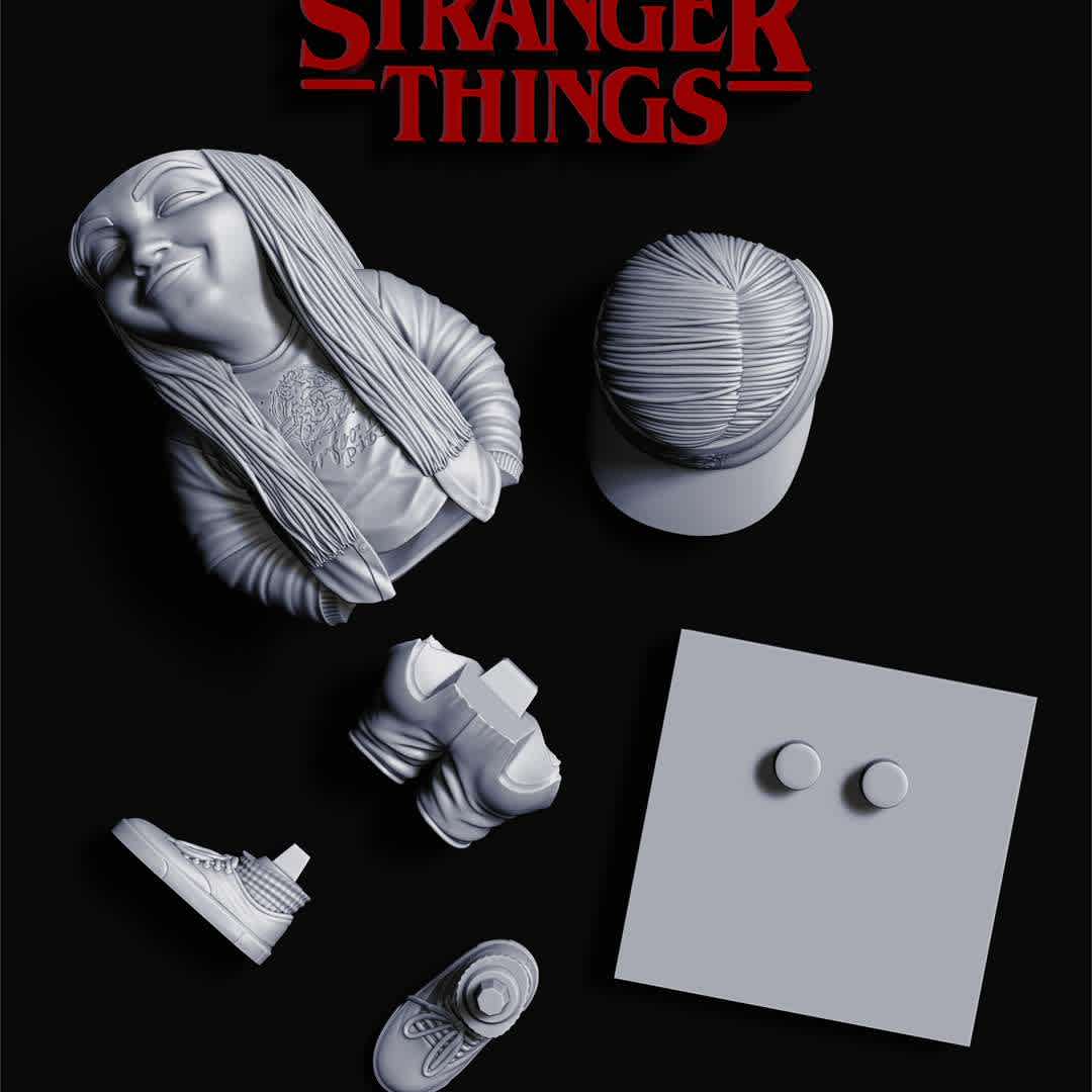 Argyle Stranger things 2022 - Argyle - Character from Stranger things played by actor Eduardo Franco.
Model approximately 120mm high.
Ready for 3D printing.
divided into parts to optimize time and optimize print time. Making it easier to paint the model.

Hope you like it. :) - The best files for 3D printing in the world. Stl models divided into parts to facilitate 3D printing. All kinds of characters, decoration, cosplay, prosthetics, pieces. Quality in 3D printing. Affordable 3D models. Low cost. Collective purchases of 3D files.