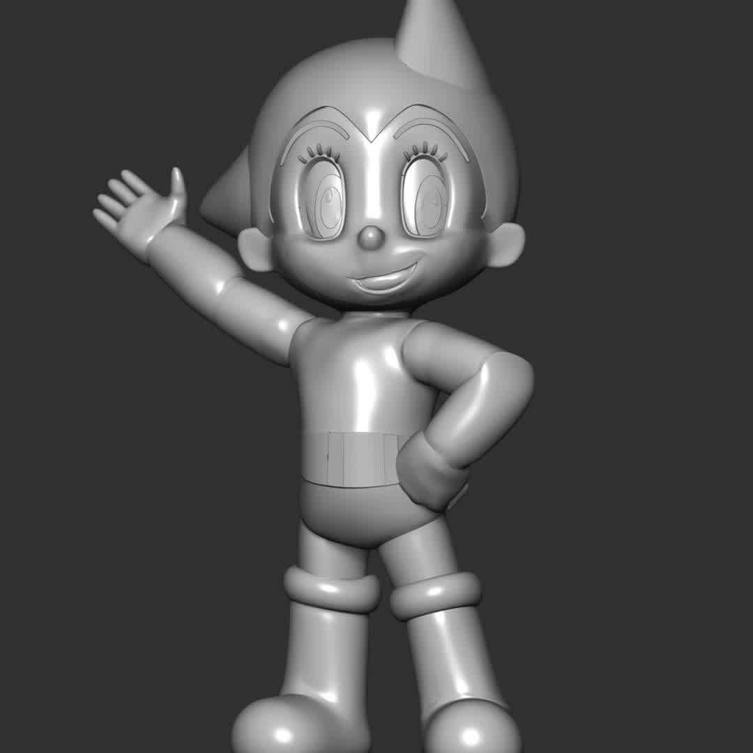 Astro Boy Fan Art - These information of model:

**- The height of current model is 20 cm and you can free to scale it.**

**- Format files: STL, OBJ to supporting 3D printing.**

Please don't hesitate to contact me if you have any issues question. - The best files for 3D printing in the world. Stl models divided into parts to facilitate 3D printing. All kinds of characters, decoration, cosplay, prosthetics, pieces. Quality in 3D printing. Affordable 3D models. Low cost. Collective purchases of 3D files.