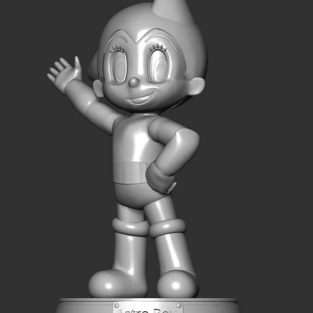 Astro Boy Fan Art - These information of model:

**- The height of current model is 20 cm and you can free to scale it.**

**- Format files: STL, OBJ to supporting 3D printing.**

Please don't hesitate to contact me if you have any issues question. - The best files for 3D printing in the world. Stl models divided into parts to facilitate 3D printing. All kinds of characters, decoration, cosplay, prosthetics, pieces. Quality in 3D printing. Affordable 3D models. Low cost. Collective purchases of 3D files.