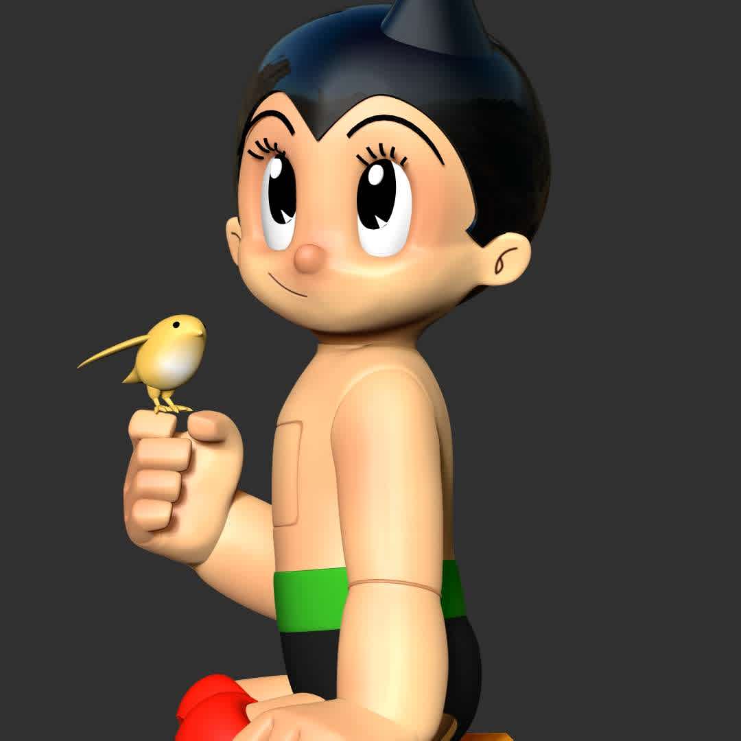 Astro Boy Fanart  - If you know this boy, congratulations, you had a happy childhood.

Information: this model has a height of 12cm.

When you purchase this model, you will own:

-STL, OBJ file with 06 separated files (with key to connect together) is ready for 3D printing.

-Zbrush original files (ZTL) for you to customize as you like.

This is version 1.0 of this model.

Hope you like him. Thanks for viewing! - Os melhores arquivos para impressão 3D do mundo. Modelos stl divididos em partes para facilitar a impressão 3D. Todos os tipos de personagens, decoração, cosplay, próteses, peças. Qualidade na impressão 3D. Modelos 3D com preço acessível. Baixo custo. Compras coletivas de arquivos 3D.