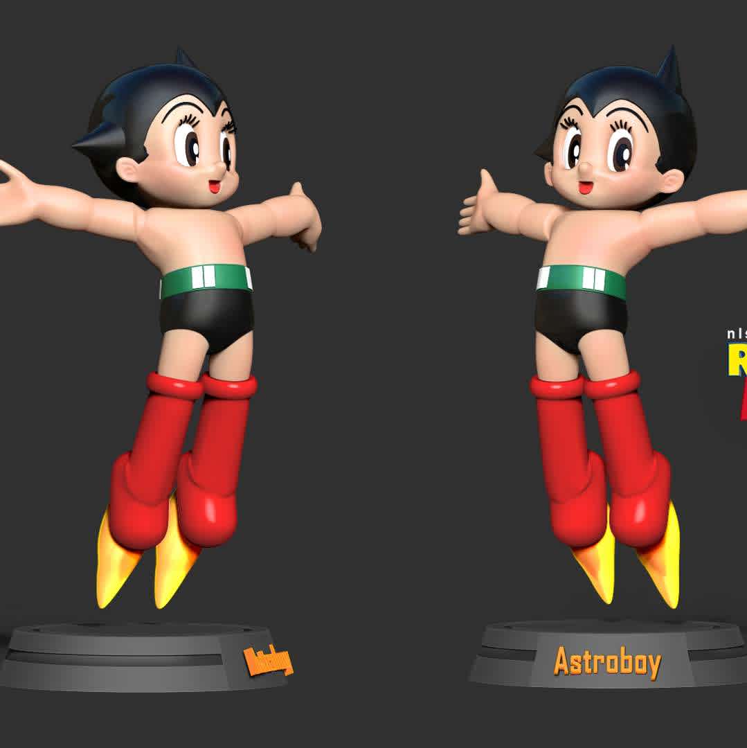 Astro Boy want to hug the world  - Astro Boy, known in Japan by its original name Mighty Atom (Japanese: 鉄腕アトム, Hepburn: Tetsuwan Atomu), is a Japanese manga series written and illustrated by Osamu Tezuka.

Astro Boy: I want to hug the world

When you purchase this model, you will own:

- STL, OBJ file with 06 separated files (with key to connect together) is ready for 3D printing.

- Zbrush original files (ZTL) for you to customize as you like.

This is version 1.0 of this model.

Hope you like him. Thanks for viewing! - The best files for 3D printing in the world. Stl models divided into parts to facilitate 3D printing. All kinds of characters, decoration, cosplay, prosthetics, pieces. Quality in 3D printing. Affordable 3D models. Low cost. Collective purchases of 3D files.