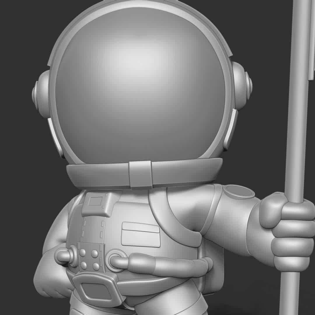 Astronaut kid  - "Becoming an astronaut is every child's dream, especially when they watch a science fiction movie."

Basic parameters:

- STL format for 3D printing with 06 discrete objects
- Model height: 18cm
- Version 1.0: Polygons: 1513861 & Vertices: 823893

Model ready for 3D printing.

Please vote positively for me if you find this model useful. - The best files for 3D printing in the world. Stl models divided into parts to facilitate 3D printing. All kinds of characters, decoration, cosplay, prosthetics, pieces. Quality in 3D printing. Affordable 3D models. Low cost. Collective purchases of 3D files.