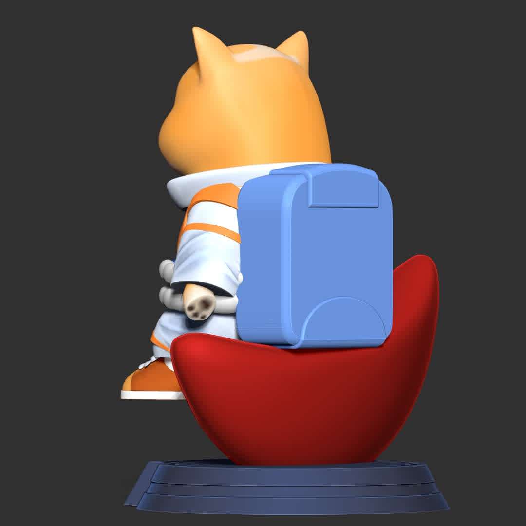 Astronaut Shiba  - If you are a dog lover, do you like this character?

When you purchase this model, you will own:

-STL, OBJ file with 05 separated files (with key to connect together) is ready for 3D printing.

-Zbrush original files (ZTL) for you to customize as you like.

This is version 1.0 of this model.

Hope you like him. Thanks for viewing! - Os melhores arquivos para impressão 3D do mundo. Modelos stl divididos em partes para facilitar a impressão 3D. Todos os tipos de personagens, decoração, cosplay, próteses, peças. Qualidade na impressão 3D. Modelos 3D com preço acessível. Baixo custo. Compras coletivas de arquivos 3D.