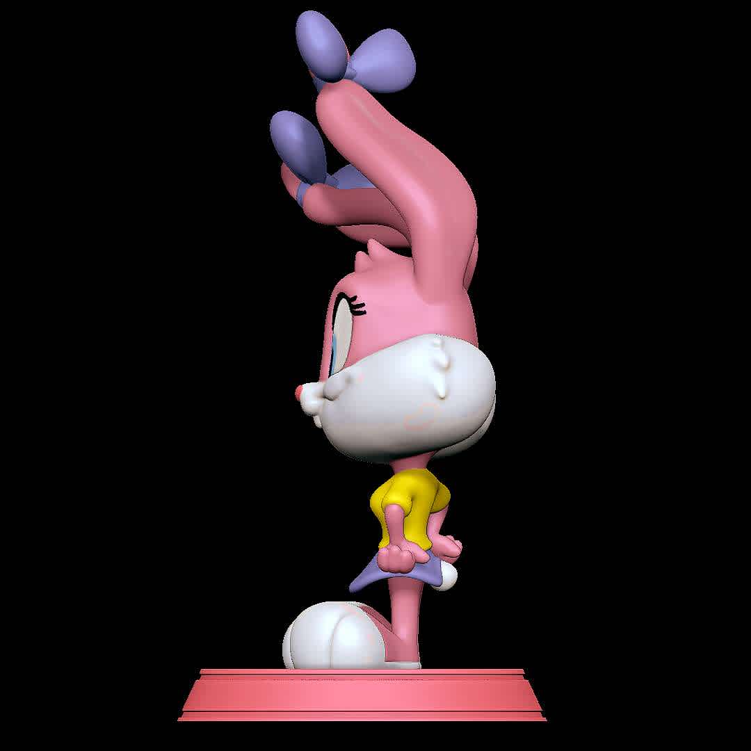 Babs Bunny - Tiny Toon Adventures - Character from Tiny Toon Adventures
 - The best files for 3D printing in the world. Stl models divided into parts to facilitate 3D printing. All kinds of characters, decoration, cosplay, prosthetics, pieces. Quality in 3D printing. Affordable 3D models. Low cost. Collective purchases of 3D files.