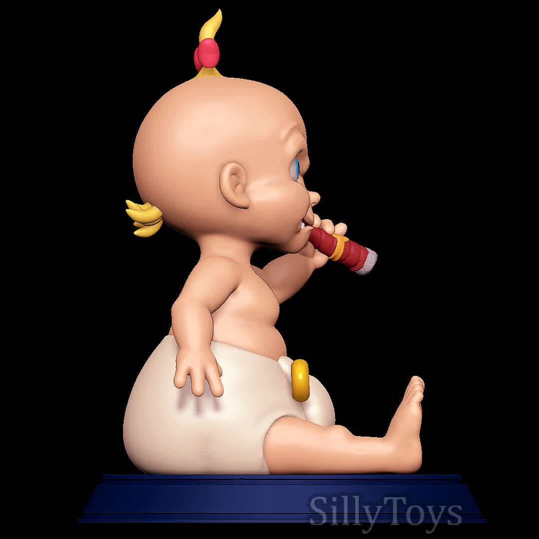 Baby Herman - Who Framed Roger Rabbit - Good old Herman - The best files for 3D printing in the world. Stl models divided into parts to facilitate 3D printing. All kinds of characters, decoration, cosplay, prosthetics, pieces. Quality in 3D printing. Affordable 3D models. Low cost. Collective purchases of 3D files.