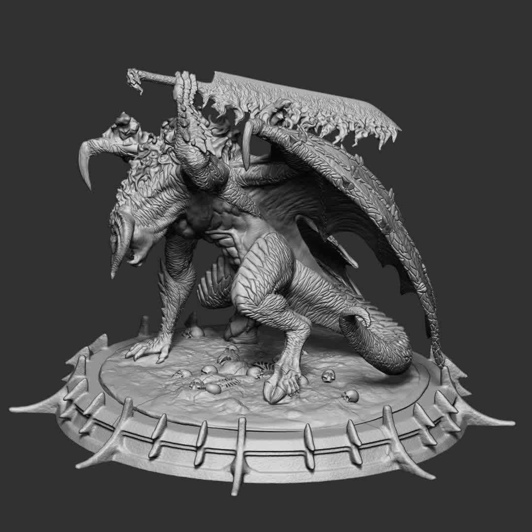 Balrog of Morgoth - Balrog pre-supported in chitubox, in size 15 cm, cut parts for easy printing. - The best files for 3D printing in the world. Stl models divided into parts to facilitate 3D printing. All kinds of characters, decoration, cosplay, prosthetics, pieces. Quality in 3D printing. Affordable 3D models. Low cost. Collective purchases of 3D files.