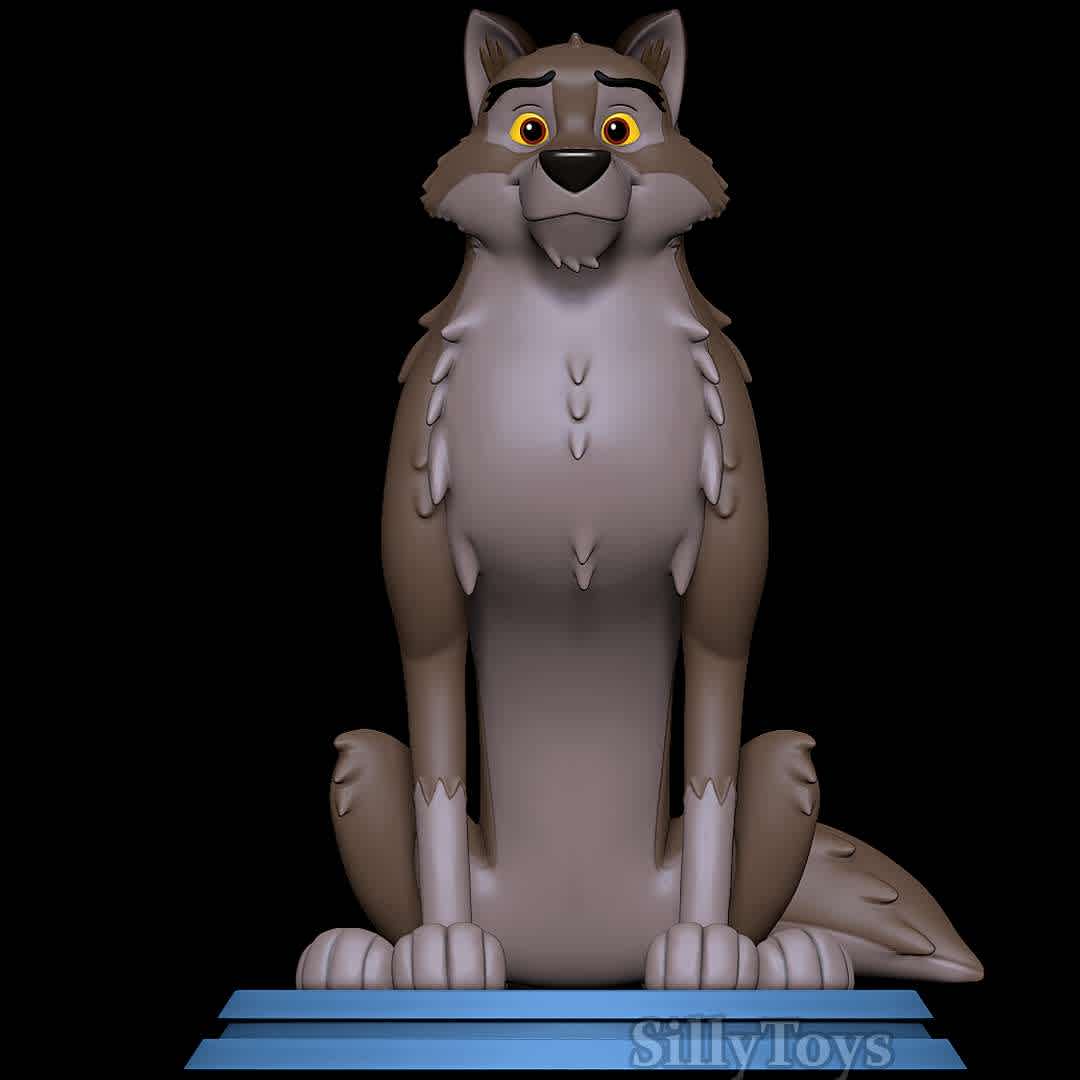 Balto Sitting - good dog - The best files for 3D printing in the world. Stl models divided into parts to facilitate 3D printing. All kinds of characters, decoration, cosplay, prosthetics, pieces. Quality in 3D printing. Affordable 3D models. Low cost. Collective purchases of 3D files.