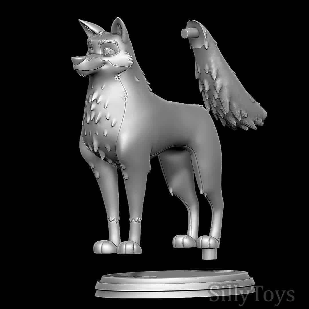 Balto - Good old Doggo. - The best files for 3D printing in the world. Stl models divided into parts to facilitate 3D printing. All kinds of characters, decoration, cosplay, prosthetics, pieces. Quality in 3D printing. Affordable 3D models. Low cost. Collective purchases of 3D files.