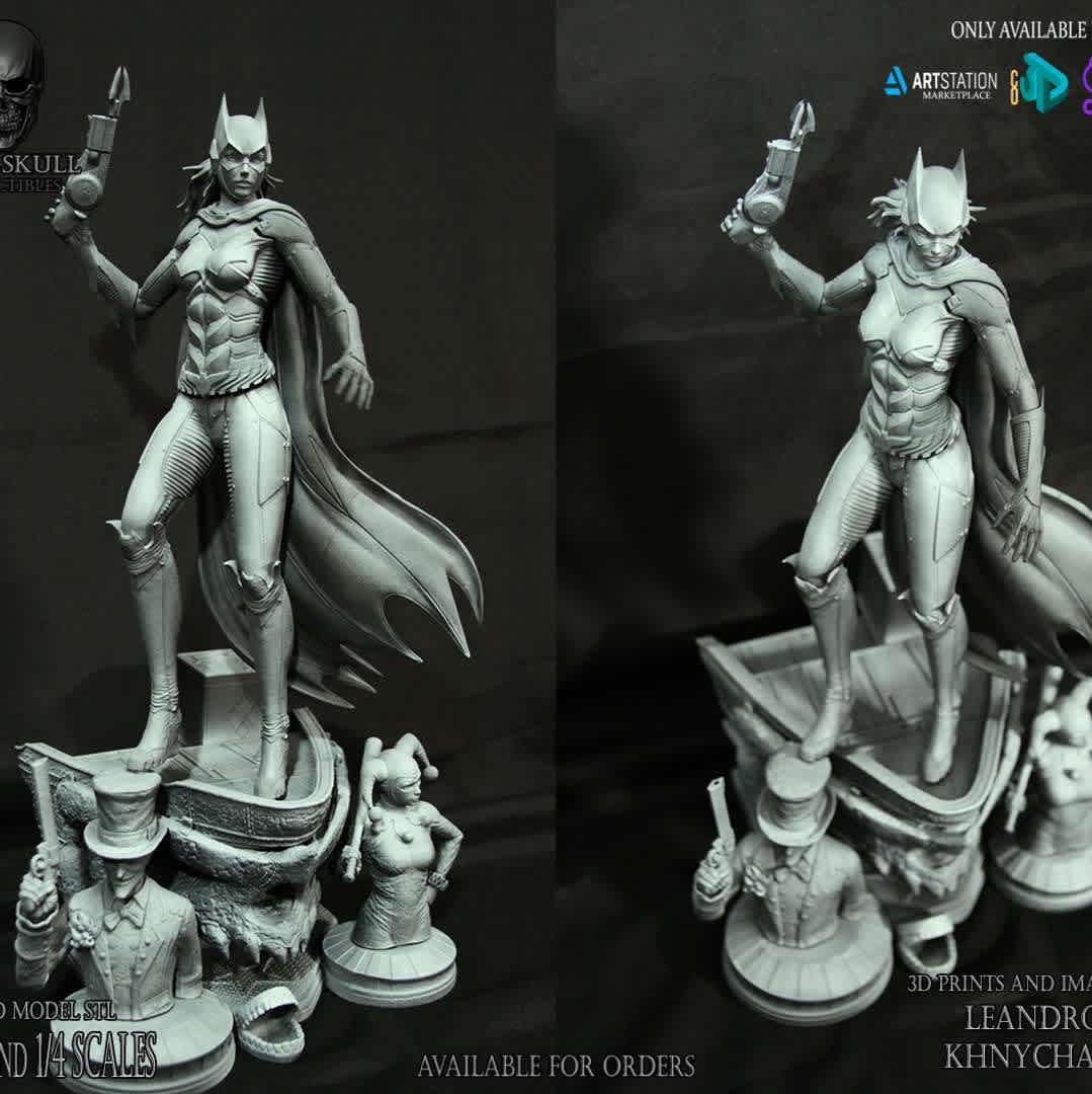 BATGIRL: A MATTER OF FAMILY (ARKHAM KNIGHT) STL - BATGIRL: A MATTER OF FAMILY (ARKHAM KNIGHT) STL for 3D Printing

ING:
Another project made for collectors and 3D printing enthusiasts, BATGIRL from the game BATMAN ARKHAM KNIGHT! An excellent model to produce your statue, whether to assign to your collection or print for distribution.

MODEL INFO:
40 pieces
1/6 Scale (360mm)

Attention, if you do not have a large filament printer or only 1 resin printer, check if your model is on this list of Resin 3D printers, to ensure BATGIRLCAPE and GHOSTSHIP 2 parts print without space issues: 

ANYCUBIC Photon Mono X
ANYCUBIC Photon M3 Max
ANYCUBIC Photon M3 Plus
 CREALITY Halot Lite
CREALITY Halot Max
CREALITY Halot Sky
CREALITY LD 006 4K
DENTAL Makers Lightbuilder Max
EPAX E10 4K Mono
EPAX E10 5k Mono
EPAX X9
EPAX X10 
EPAX X10 4K Mono
EPAX X133 
EPAX X133 6K
EPAX X156 4K
ELEGOO Jupiter
ELEGOO Saturn
ELEGOO Saturn 2
ELEGOO Saturn S
HARDLIGHT Sirius XL
KELANT S400
KELANT S400s
KELANT S500
NOVA3D Whale
NOVA3D Whale 2
PEOPOLY Phenom
PEOPOLY Phenom L
PEOPOLY Phenom Noir
PEOPOLY Phenom Prime
PEOPOLY Phenom XXL
PHROZEN Shuffle XL
PHROZEN Shuffle XL Lite
PHROZEN Sonic Mega 8K
PHROZEN Sonic Mighty 4K
PHROZEN Sonic Mighty 8K
PHROZEN Sonic XL 4K
PHROZEN Transform
QIDI S- Box
QIDI I- Box Mono
QIDI I- Box Mono 8.9
SAINSMART Kumitsu KL9
STEK X- Cube Plus
TIANFOUR H400
TIANFOUR T215
TIANFOUR T280
UNIZ IBEE
WANHAO D8
YDM Falcon Plus 13.3 4K
YDM Falcon Pro

PT:
Mais um projeto feito para os colecionadores e entusiastas da impressão 3D,BATGIRL do jogo BATMAN ARKHAM KNIGHT! Um excelente modelo para produzir sua estatua, seja para atribuir à sua coleção ou imprimir para distribuição. 

Atenção, se você não possui uma impressora de filamento grande ou apenas 1 impressora de resina, verifique se o seu modelo está nesta lista de impressoras 3D de Resina, para garantir que as peças BATGIRLCAPE e GHOSTSHIP 2 imprimam sem problemas de espaço. - Os melhores arquivos para impressão 3D do mundo. Modelos stl divididos em partes para facilitar a impressão 3D. Todos os tipos de personagens, decoração, cosplay, próteses, peças. Qualidade na impressão 3D. Modelos 3D com preço acessível. Baixo custo. Compras coletivas de arquivos 3D.