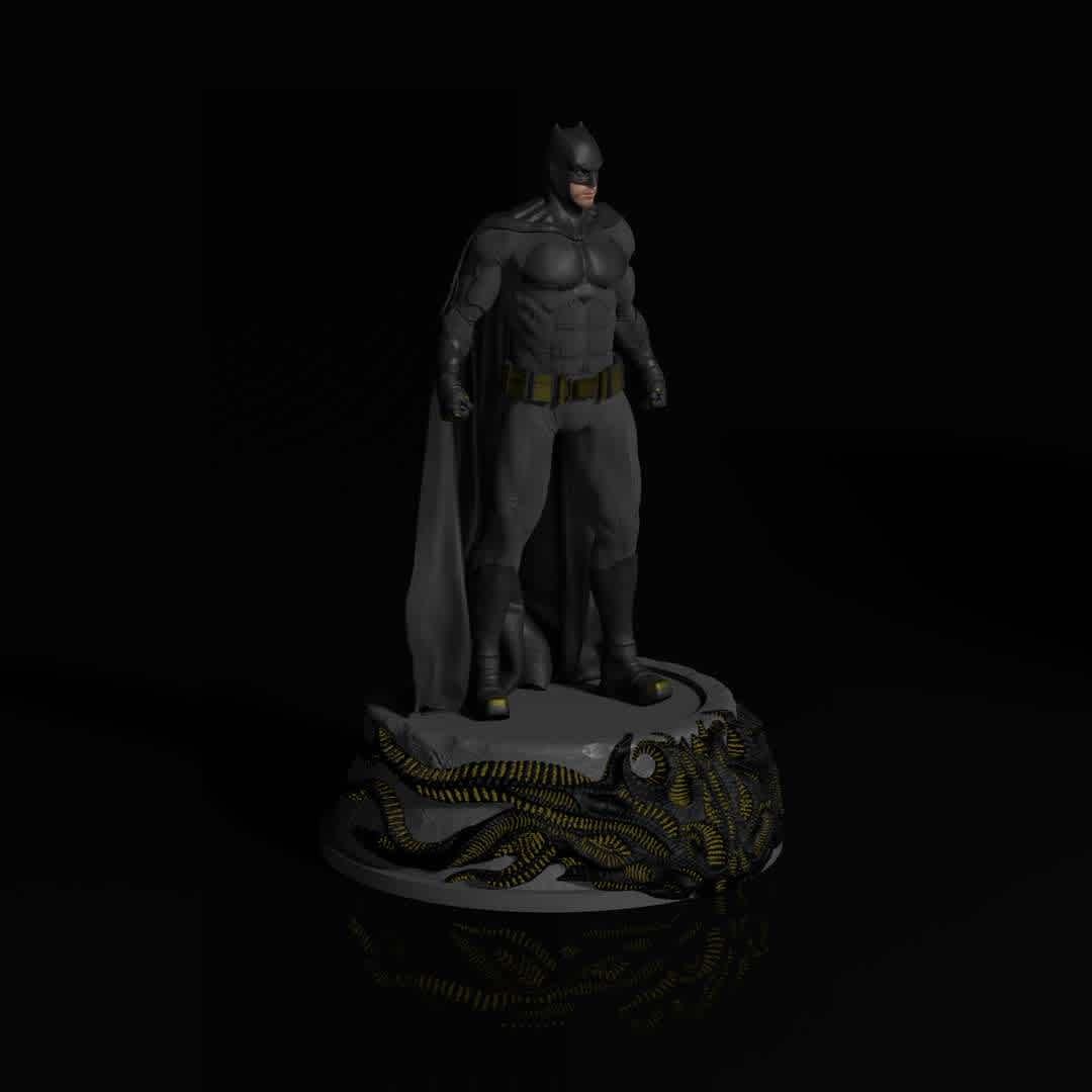 Batman figure Ben Affleck 3D print model - This model is ready for 3D printing

Free Edit. If you want print the in more parts, i can help you.

Thank you for downloading my Batman figure. Also please dont forget to rate my work. - The best files for 3D printing in the world. Stl models divided into parts to facilitate 3D printing. All kinds of characters, decoration, cosplay, prosthetics, pieces. Quality in 3D printing. Affordable 3D models. Low cost. Collective purchases of 3D files.