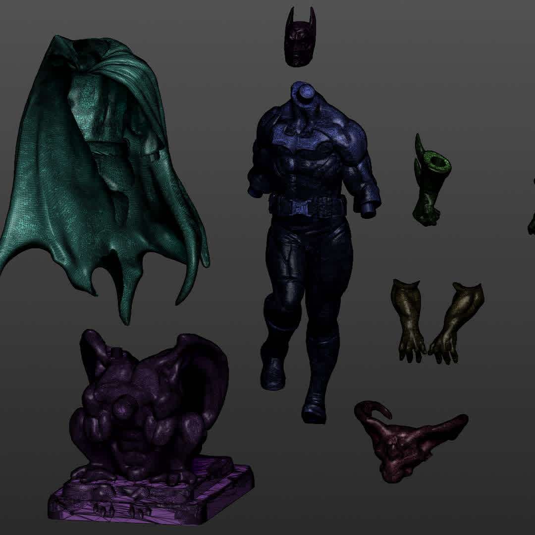 Batman stl - Batman has been listed among the greatest comic book superheroes and fictional characters ever created. - The best files for 3D printing in the world. Stl models divided into parts to facilitate 3D printing. All kinds of characters, decoration, cosplay, prosthetics, pieces. Quality in 3D printing. Affordable 3D models. Low cost. Collective purchases of 3D files.