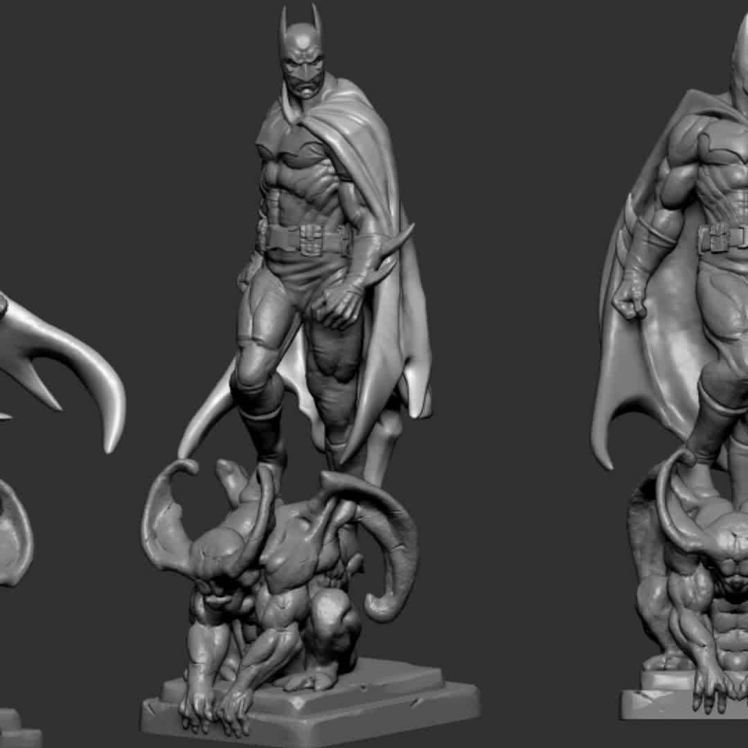 Batman stl - Batman has been listed among the greatest comic book superheroes and fictional characters ever created. - The best files for 3D printing in the world. Stl models divided into parts to facilitate 3D printing. All kinds of characters, decoration, cosplay, prosthetics, pieces. Quality in 3D printing. Affordable 3D models. Low cost. Collective purchases of 3D files.