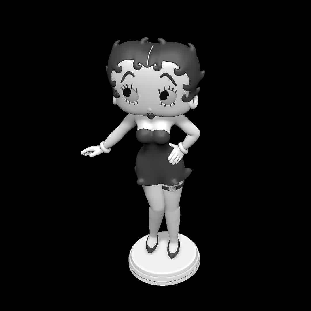 Betty Boop - Classic one
 - The best files for 3D printing in the world. Stl models divided into parts to facilitate 3D printing. All kinds of characters, decoration, cosplay, prosthetics, pieces. Quality in 3D printing. Affordable 3D models. Low cost. Collective purchases of 3D files.