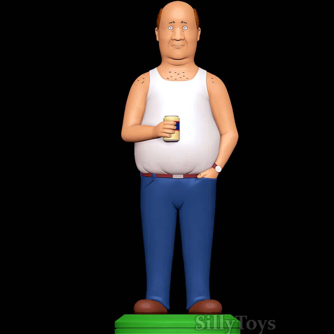 Bill Dauterive - King of the Hill - Poor Bill  - The best files for 3D printing in the world. Stl models divided into parts to facilitate 3D printing. All kinds of characters, decoration, cosplay, prosthetics, pieces. Quality in 3D printing. Affordable 3D models. Low cost. Collective purchases of 3D files.