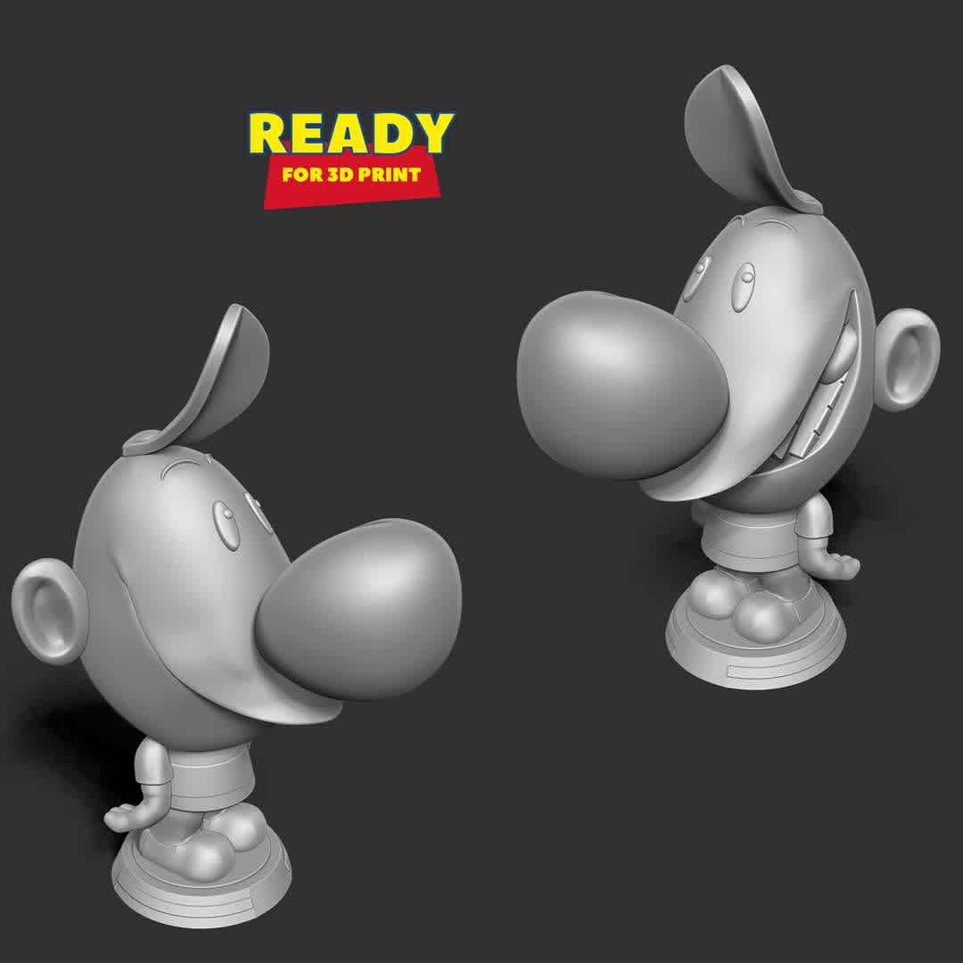 Billy - Cartoon Network Fanart - "Billy enjoys the company of Mandy and Grim and would do just about anything for them."

Basic parameters:

- STL, OBJ format for 3D printing with 05 discrete objects
- ZTL format for Zbrush (version 2002.0.2 or later)
- Model height: 15cm
- Version 1.0: Polygons: 946417 & Vertices: 563789

Model ready for 3D printing.

Please vote positively for me if you find this model useful. - The best files for 3D printing in the world. Stl models divided into parts to facilitate 3D printing. All kinds of characters, decoration, cosplay, prosthetics, pieces. Quality in 3D printing. Affordable 3D models. Low cost. Collective purchases of 3D files.