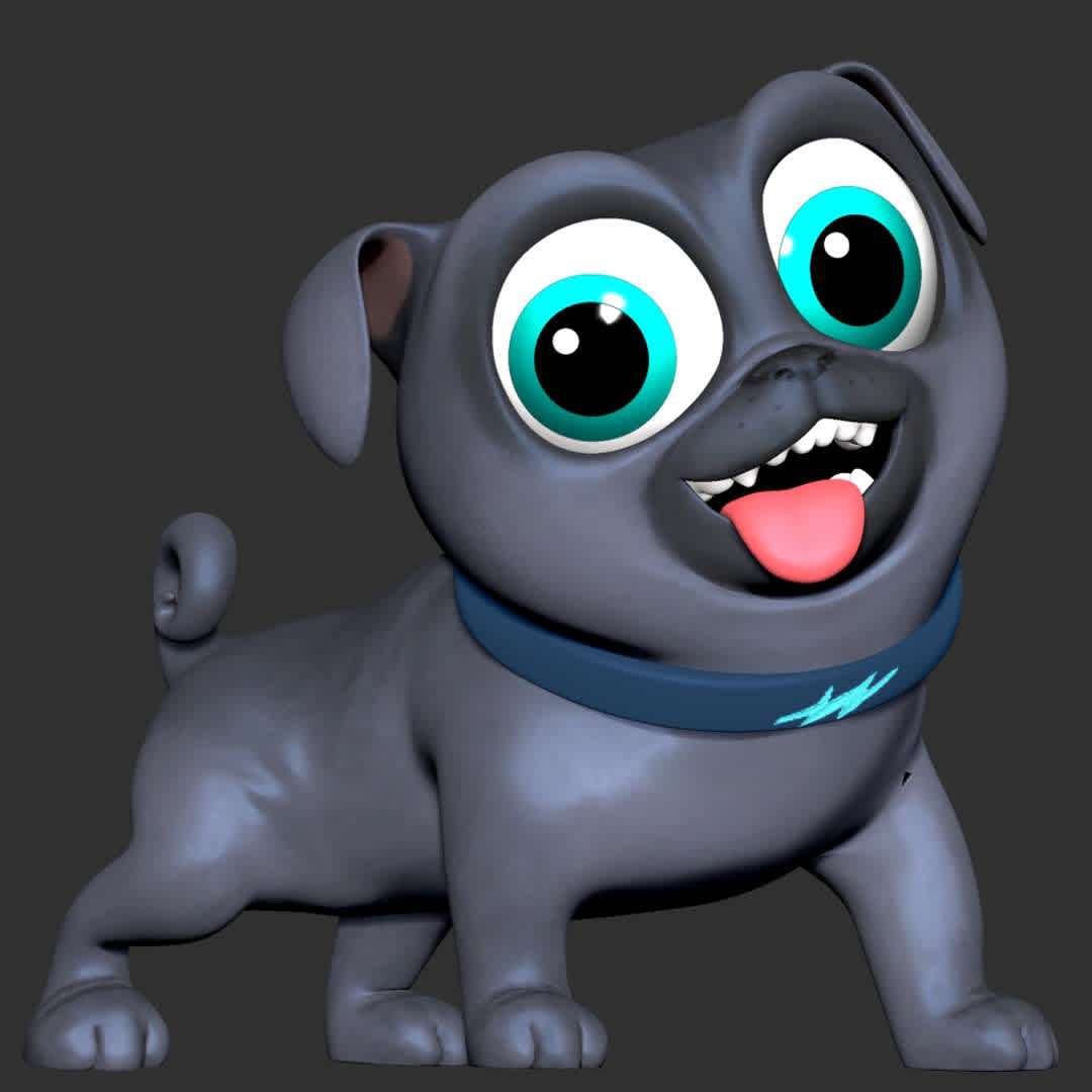 Bingo - puppy Ddog pals - These information of model:

**- The height of current model is 20 cm and you can free to scale it.**

**- Format files: STL, OBJ to supporting 3D printing.**

Please don't hesitate to contact me if you have any issues question. - Os melhores arquivos para impressão 3D do mundo. Modelos stl divididos em partes para facilitar a impressão 3D. Todos os tipos de personagens, decoração, cosplay, próteses, peças. Qualidade na impressão 3D. Modelos 3D com preço acessível. Baixo custo. Compras coletivas de arquivos 3D.