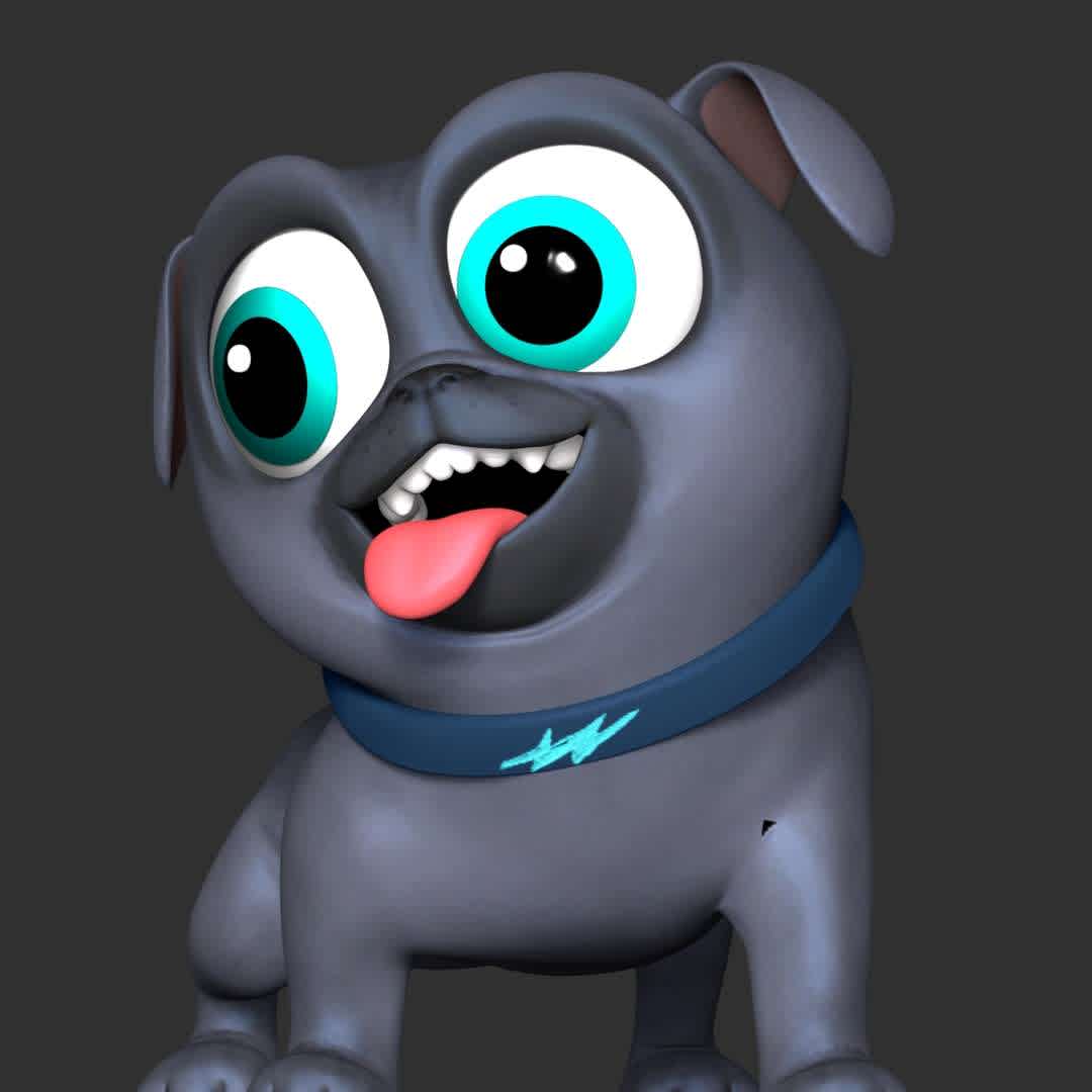 Bingo - puppy Ddog pals - These information of model:

**- The height of current model is 20 cm and you can free to scale it.**

**- Format files: STL, OBJ to supporting 3D printing.**

Please don't hesitate to contact me if you have any issues question. - Os melhores arquivos para impressão 3D do mundo. Modelos stl divididos em partes para facilitar a impressão 3D. Todos os tipos de personagens, decoração, cosplay, próteses, peças. Qualidade na impressão 3D. Modelos 3D com preço acessível. Baixo custo. Compras coletivas de arquivos 3D.