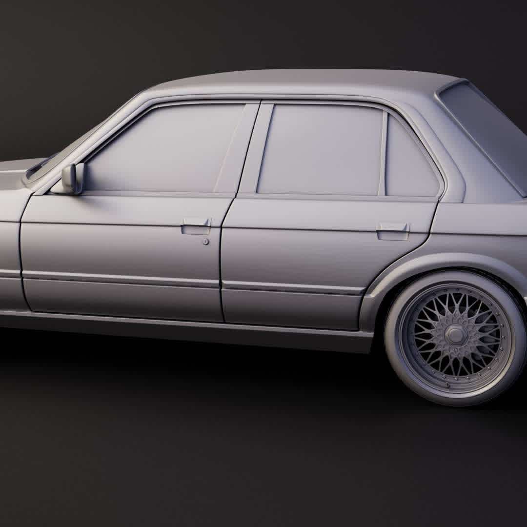 BMW E30 chrome bumper stl for 3D printing -  A model of BMW E30 chrome bumper with fittings for wheels

 There is 2 files to print:

- BMW E30
- BMW E30 Wheel

 - The best files for 3D printing in the world. Stl models divided into parts to facilitate 3D printing. All kinds of characters, decoration, cosplay, prosthetics, pieces. Quality in 3D printing. Affordable 3D models. Low cost. Collective purchases of 3D files.