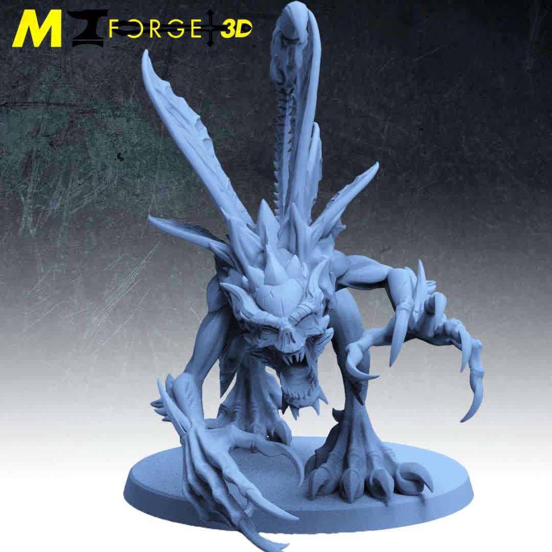 Bone Devil  - 
Bone Devil 3d model, inspired by the concept art of the Dungeons and Dragons book.
The miniature is scaled in proportion to the classic 32mm miniatures so that it can be used for any board game, rests on a 50mm base, is supplied with the supported version and has obviously been print tested.
 - The best files for 3D printing in the world. Stl models divided into parts to facilitate 3D printing. All kinds of characters, decoration, cosplay, prosthetics, pieces. Quality in 3D printing. Affordable 3D models. Low cost. Collective purchases of 3D files.