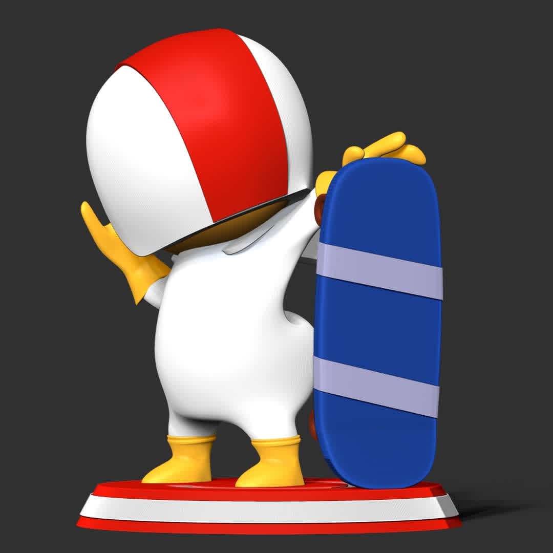 Kick Buttowski Fanart - "Kick Buttowski is a 10-year-old boy and the titular main protagonist of Kick Buttowski: Suburban Daredevil."

Basic parameters:

- STL format for 3D printing with 05 discrete objects
- Model height: 15 cm
- Version 1.0 - Polygons: 1139861 & Vertices: 672940

Model ready for 3D printing.

Please vote positively for me if you find this model useful. - The best files for 3D printing in the world. Stl models divided into parts to facilitate 3D printing. All kinds of characters, decoration, cosplay, prosthetics, pieces. Quality in 3D printing. Affordable 3D models. Low cost. Collective purchases of 3D files.