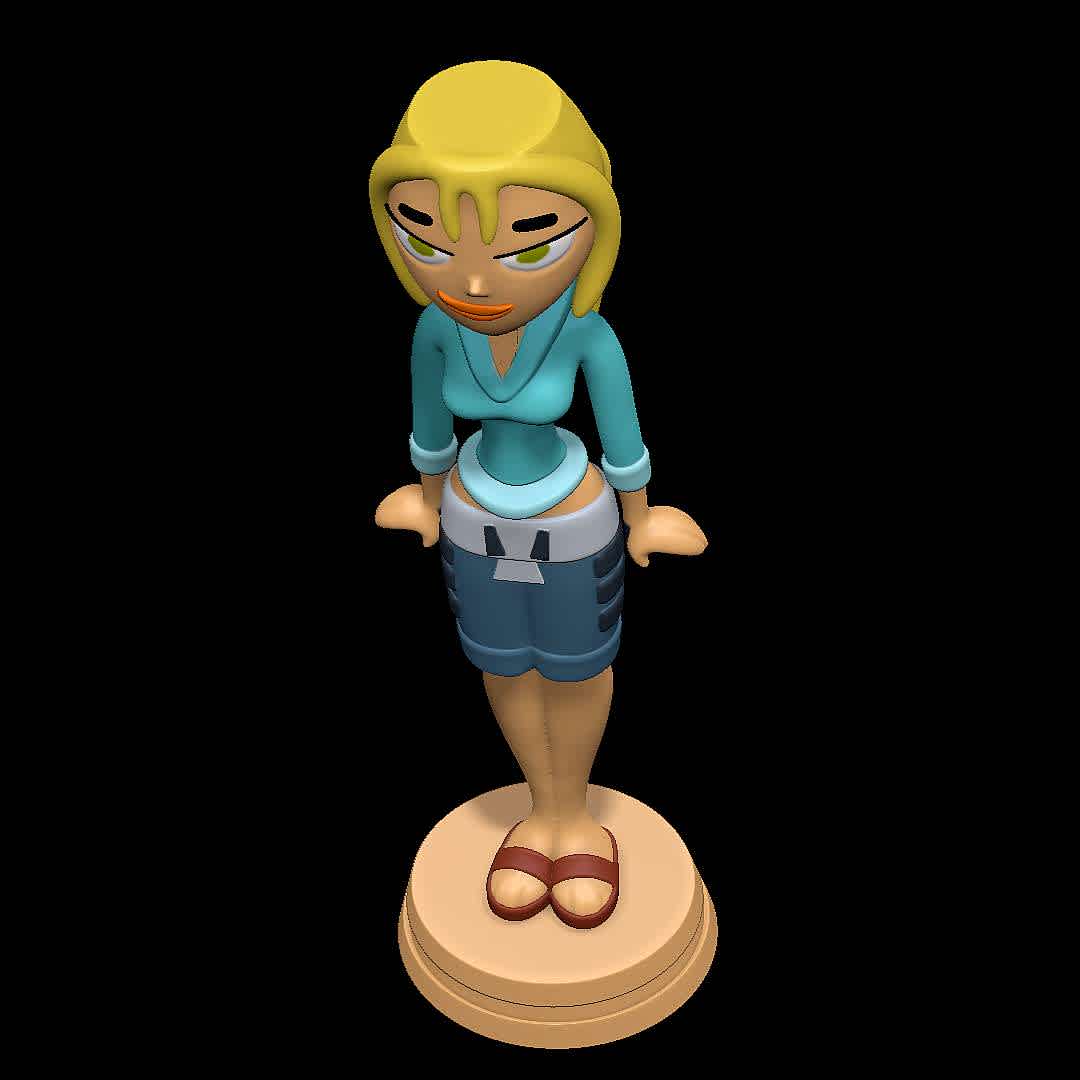 Bridgette Swimsuit - Total Drama - Character from Total Drama
 - The best files for 3D printing in the world. Stl models divided into parts to facilitate 3D printing. All kinds of characters, decoration, cosplay, prosthetics, pieces. Quality in 3D printing. Affordable 3D models. Low cost. Collective purchases of 3D files.