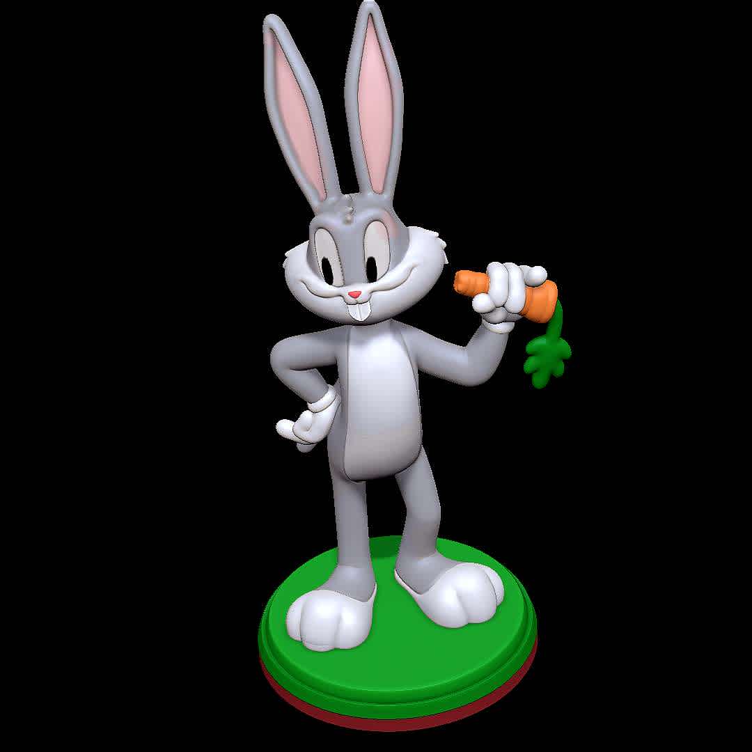 Bugs Bunny - Looney Tunes - Classic character.
 - The best files for 3D printing in the world. Stl models divided into parts to facilitate 3D printing. All kinds of characters, decoration, cosplay, prosthetics, pieces. Quality in 3D printing. Affordable 3D models. Low cost. Collective purchases of 3D files.