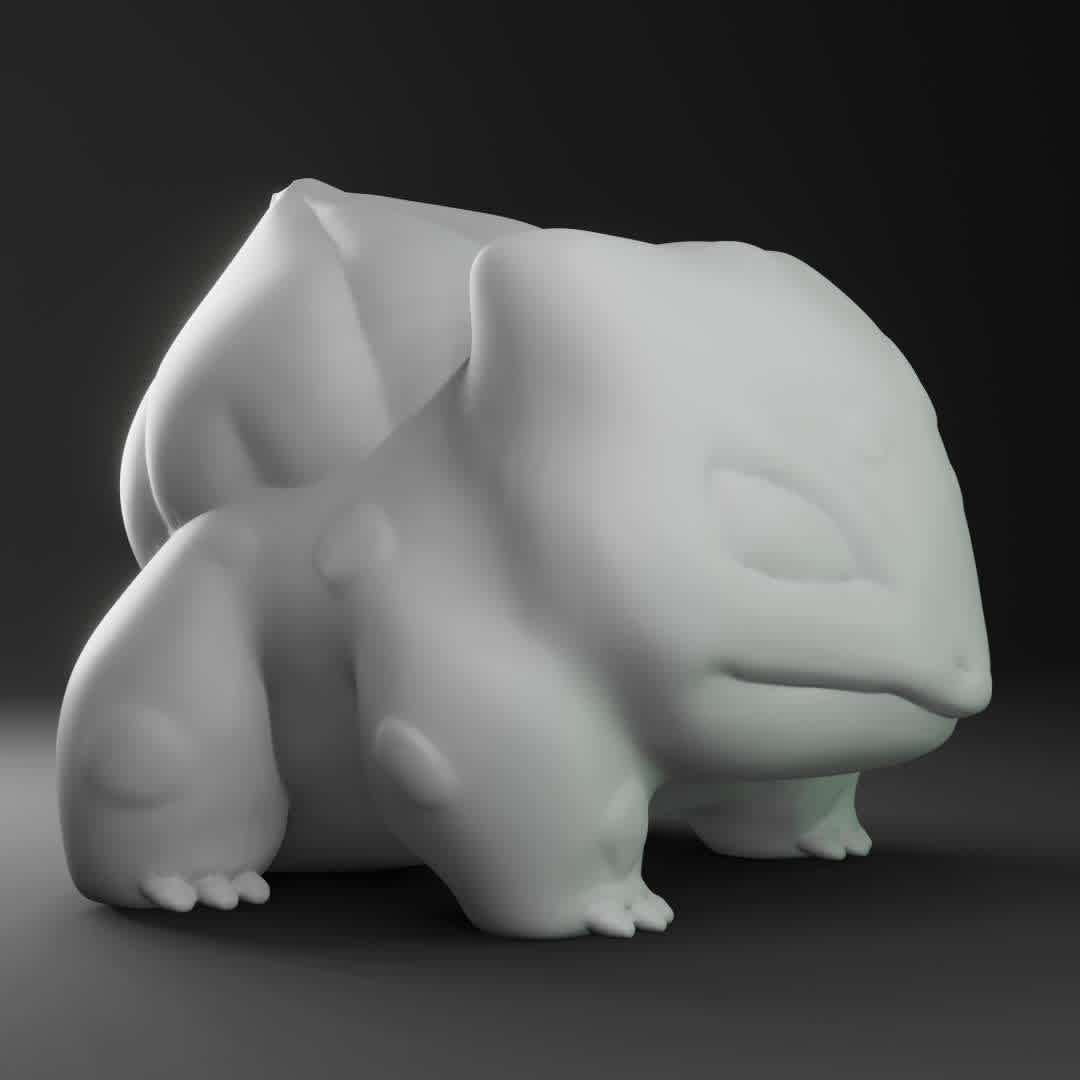 Bulbassaur - This is an old model I made, a Bulbasaur in 1:1 scale - The best files for 3D printing in the world. Stl models divided into parts to facilitate 3D printing. All kinds of characters, decoration, cosplay, prosthetics, pieces. Quality in 3D printing. Affordable 3D models. Low cost. Collective purchases of 3D files.