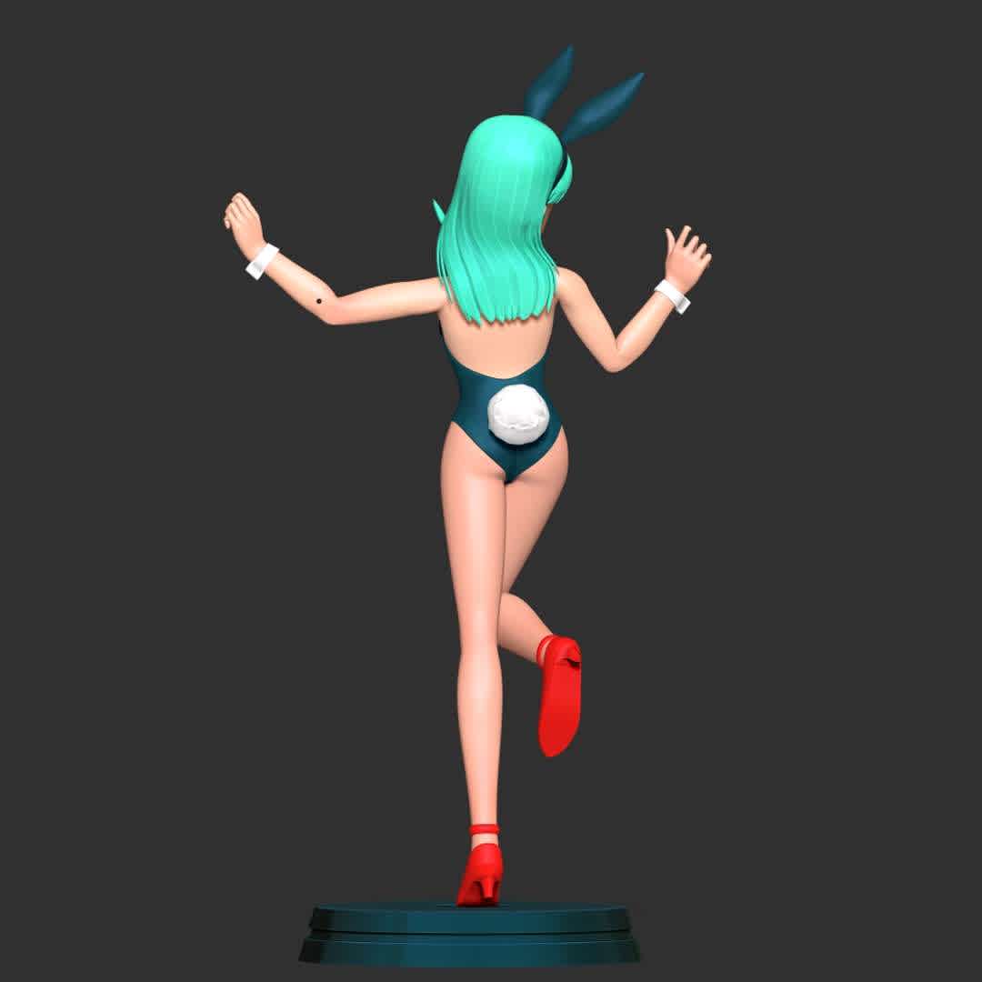 Bulma - Dragon Ball Fanart - Bulma is a character in the Dragon Ball manga series created by Akira Toriyama.

Basic parameters:

- STL, OBJ format for 3D printing with 03 discrete objects
- ZTL format for Zbrush (version 2019.1.2 or later)
- Model height: 25cm
- Version:
+ 06th May, 2020: This version is 1.0

+ 17th December, 2022: version 1.2 - Set the height for the model. Refine the model & Merge discrete parts together.

Thanks for your support. Hope you guys like her! - The best files for 3D printing in the world. Stl models divided into parts to facilitate 3D printing. All kinds of characters, decoration, cosplay, prosthetics, pieces. Quality in 3D printing. Affordable 3D models. Low cost. Collective purchases of 3D files.