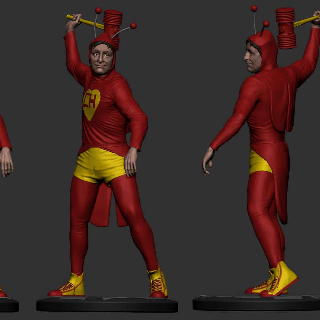 Chapolin colorado - This project is based on the work of the television industry of the 90s, called chapolin colorado. Hope you like it !! - Os melhores arquivos para impressão 3D do mundo. Modelos stl divididos em partes para facilitar a impressão 3D. Todos os tipos de personagens, decoração, cosplay, próteses, peças. Qualidade na impressão 3D. Modelos 3D com preço acessível. Baixo custo. Compras coletivas de arquivos 3D.