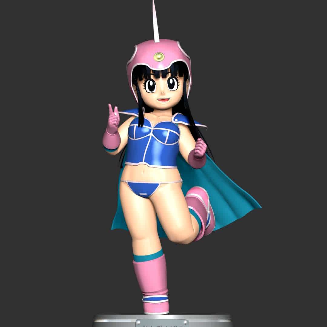 Chi-Chi Kid - Dragon Ball - **Chi-Chi is the princess of Fire Mountain and the daughter of the Ox-King. She later marries Goku and becomes the loving mother of Gohan and Goten.** 

**The model ready for 3D printing.**

These information of model:

**- Format files: STL, OBJ to supporting 3D printing.**

**- Can be assembled without glue (glue is optional)**

**- Split down to 4 parts**

**- The height of current model is 20 cm and you can free to scale it.**

**- ZTL format for Zbrush for you to customize as you like.**

Please don't hesitate to contact me if you have any issues question.

If you see this model useful, please vote positively for it. - The best files for 3D printing in the world. Stl models divided into parts to facilitate 3D printing. All kinds of characters, decoration, cosplay, prosthetics, pieces. Quality in 3D printing. Affordable 3D models. Low cost. Collective purchases of 3D files.