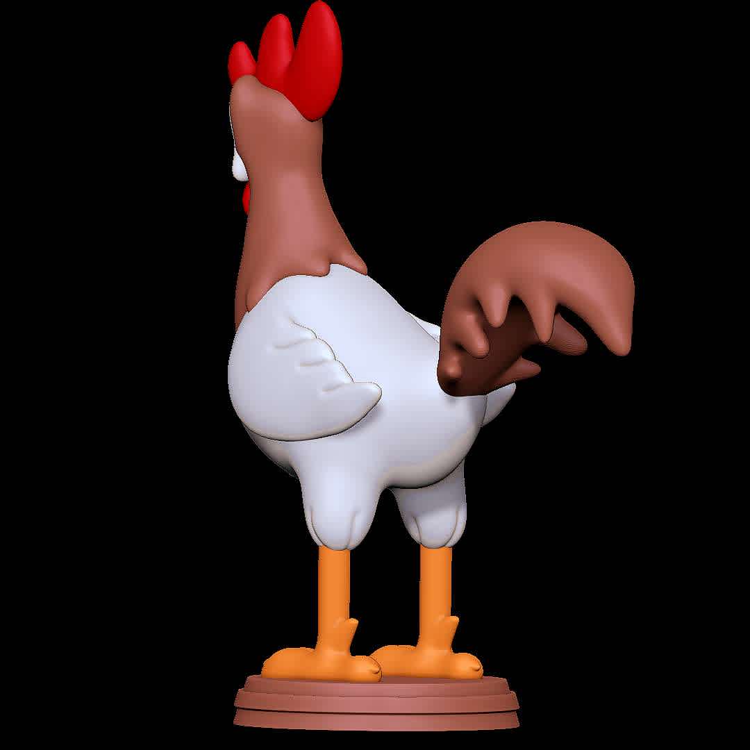 Chicken Boo - Animaniacs - Character from animaniacs
 - Os melhores arquivos para impressão 3D do mundo. Modelos stl divididos em partes para facilitar a impressão 3D. Todos os tipos de personagens, decoração, cosplay, próteses, peças. Qualidade na impressão 3D. Modelos 3D com preço acessível. Baixo custo. Compras coletivas de arquivos 3D.