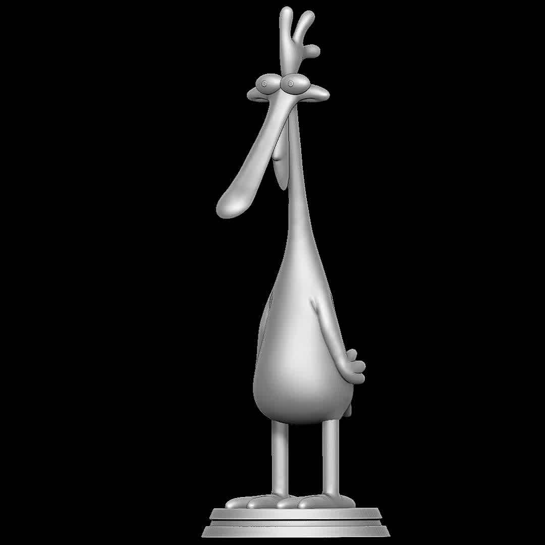 Chicken - Cow and Chicken - Cow's brother - The best files for 3D printing in the world. Stl models divided into parts to facilitate 3D printing. All kinds of characters, decoration, cosplay, prosthetics, pieces. Quality in 3D printing. Affordable 3D models. Low cost. Collective purchases of 3D files.