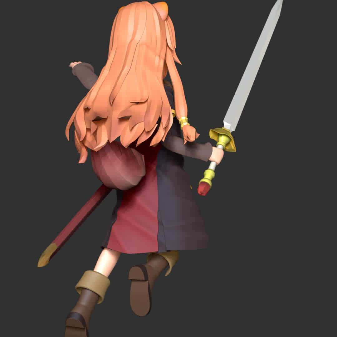 Child Raphtalia - The Rising of the Shield Hero - These information of model:

**- The height of current model is 20 cm and you can free to scale it.**

**- Format files: STL, OBJ to supporting 3D printing.**

Please don't hesitate to contact me if you have any issues question. - Os melhores arquivos para impressão 3D do mundo. Modelos stl divididos em partes para facilitar a impressão 3D. Todos os tipos de personagens, decoração, cosplay, próteses, peças. Qualidade na impressão 3D. Modelos 3D com preço acessível. Baixo custo. Compras coletivas de arquivos 3D.