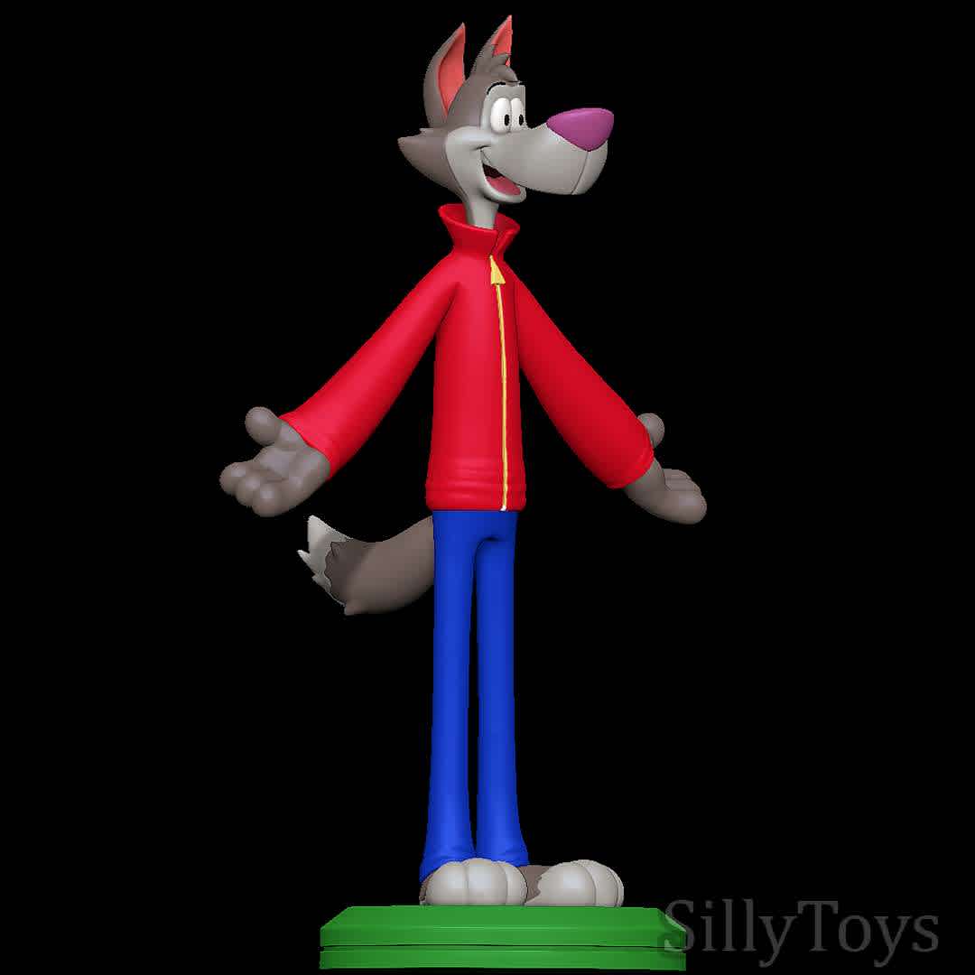 Chip the Wolf - Cookie Crisp - it's our good old friend Chip the Wolf! - The best files for 3D printing in the world. Stl models divided into parts to facilitate 3D printing. All kinds of characters, decoration, cosplay, prosthetics, pieces. Quality in 3D printing. Affordable 3D models. Low cost. Collective purchases of 3D files.