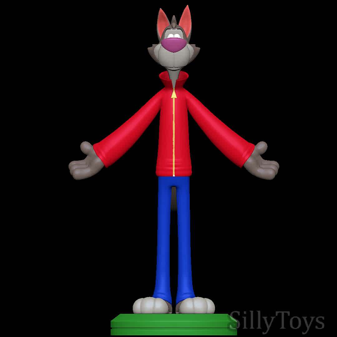 Chip the Wolf - Cookie Crisp - it's our good old friend Chip the Wolf! - Os melhores arquivos para impressão 3D do mundo. Modelos stl divididos em partes para facilitar a impressão 3D. Todos os tipos de personagens, decoração, cosplay, próteses, peças. Qualidade na impressão 3D. Modelos 3D com preço acessível. Baixo custo. Compras coletivas de arquivos 3D.