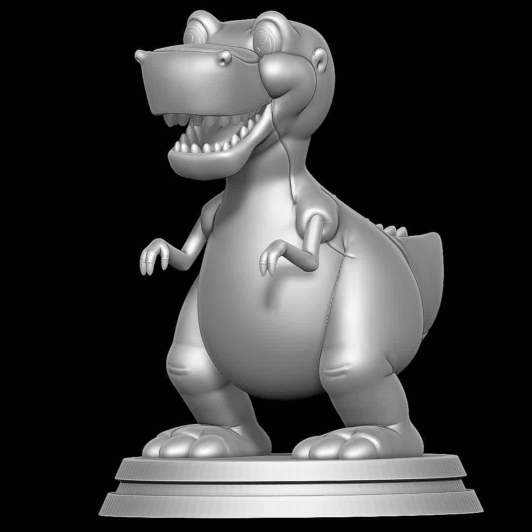 Chomper - The Land Before Time - Character from The Land Before Time - The best files for 3D printing in the world. Stl models divided into parts to facilitate 3D printing. All kinds of characters, decoration, cosplay, prosthetics, pieces. Quality in 3D printing. Affordable 3D models. Low cost. Collective purchases of 3D files.