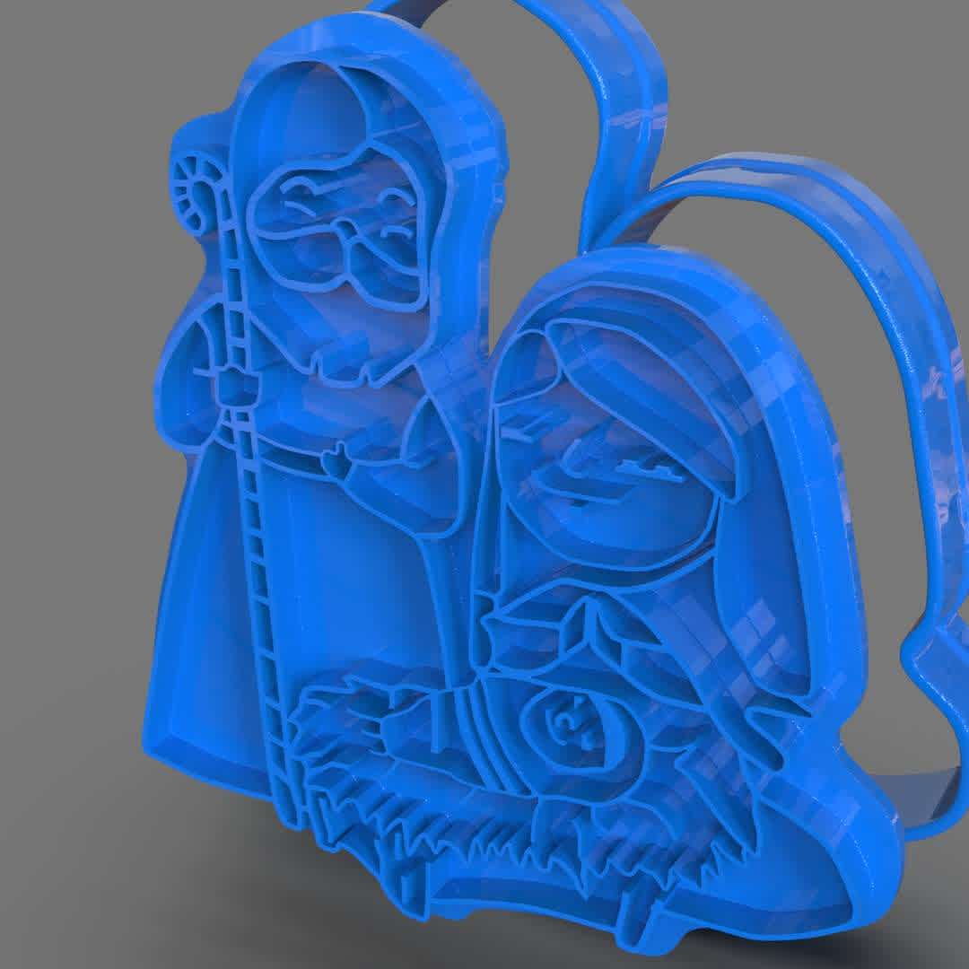 Christmas Cookie Cutter Nativity - A Christmas Cookie Cutter about the Nativity is two parts one for the cut and the other for the details it includes the OBJ and STL file if you need 3D Game Assets or STL files I can do Commission works.

 - The best files for 3D printing in the world. Stl models divided into parts to facilitate 3D printing. All kinds of characters, decoration, cosplay, prosthetics, pieces. Quality in 3D printing. Affordable 3D models. Low cost. Collective purchases of 3D files.