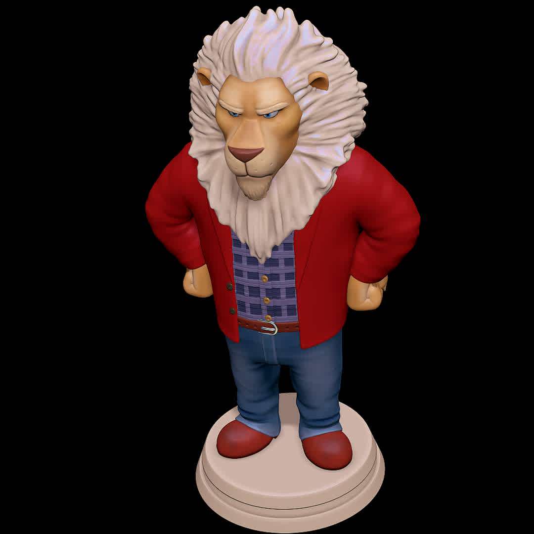 Clay Calloway - Sing 2 - Clay Calloway from the movie Sing 2 - The best files for 3D printing in the world. Stl models divided into parts to facilitate 3D printing. All kinds of characters, decoration, cosplay, prosthetics, pieces. Quality in 3D printing. Affordable 3D models. Low cost. Collective purchases of 3D files.