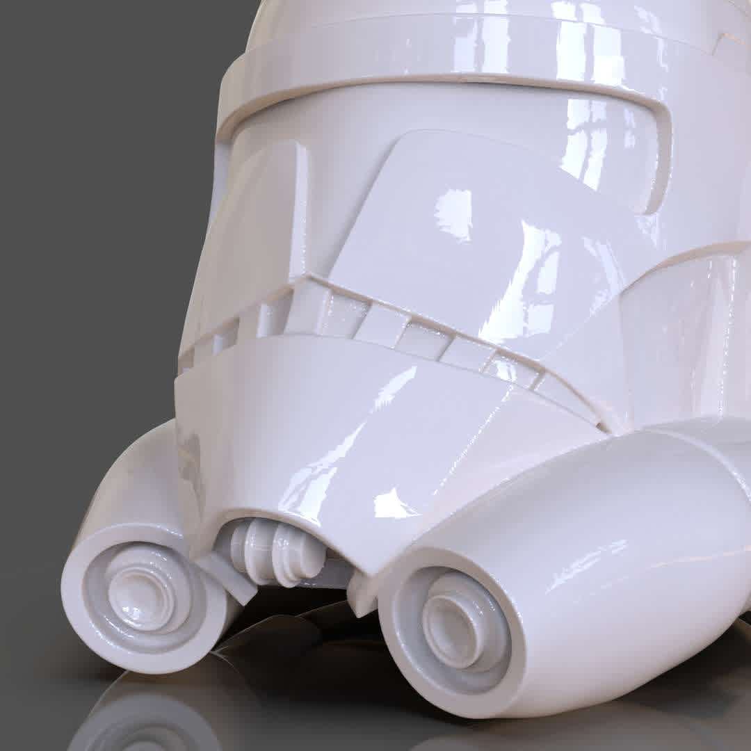 Clone Trooper Helmet Vase - A vase of an animated clone trooper helmet ideal for storage gifts ready for 3d print I included the OBJ, STL if you need 3D Game Assets or stl files I can do commission works.

 - The best files for 3D printing in the world. Stl models divided into parts to facilitate 3D printing. All kinds of characters, decoration, cosplay, prosthetics, pieces. Quality in 3D printing. Affordable 3D models. Low cost. Collective purchases of 3D files.