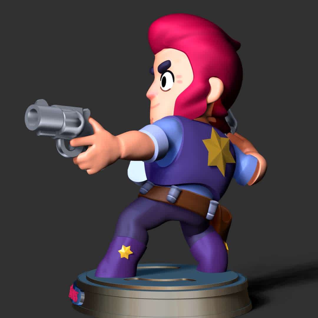 Colt Brawl Stars - This model has a height of 12 cm.

When you purchase this model, you will own:

- STL, OBJ file with 02 separated files (with key to connect together) is ready for 3D printing.

- Zbrush original files (ZTL) for you to customize as you like.

This is version 1.0 of this model.

Hope you like him. Thanks for viewing! - The best files for 3D printing in the world. Stl models divided into parts to facilitate 3D printing. All kinds of characters, decoration, cosplay, prosthetics, pieces. Quality in 3D printing. Affordable 3D models. Low cost. Collective purchases of 3D files.